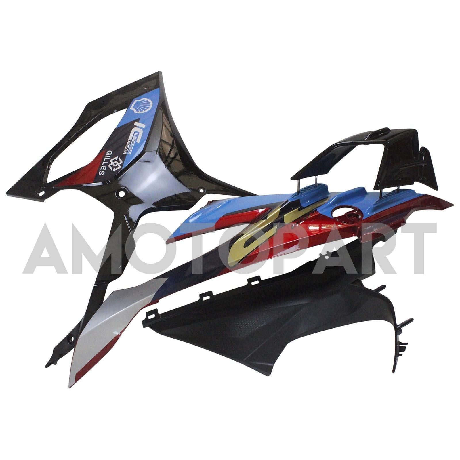 Amotopart 2023-2024 S1000RR BMW Red&Blue Style2 Fairing Kit