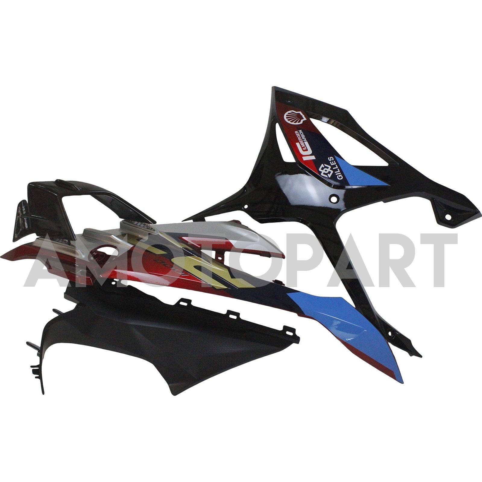 Amotopart 2023-2024 S1000RR BMW Red&Blue Style2 Fairing Kit