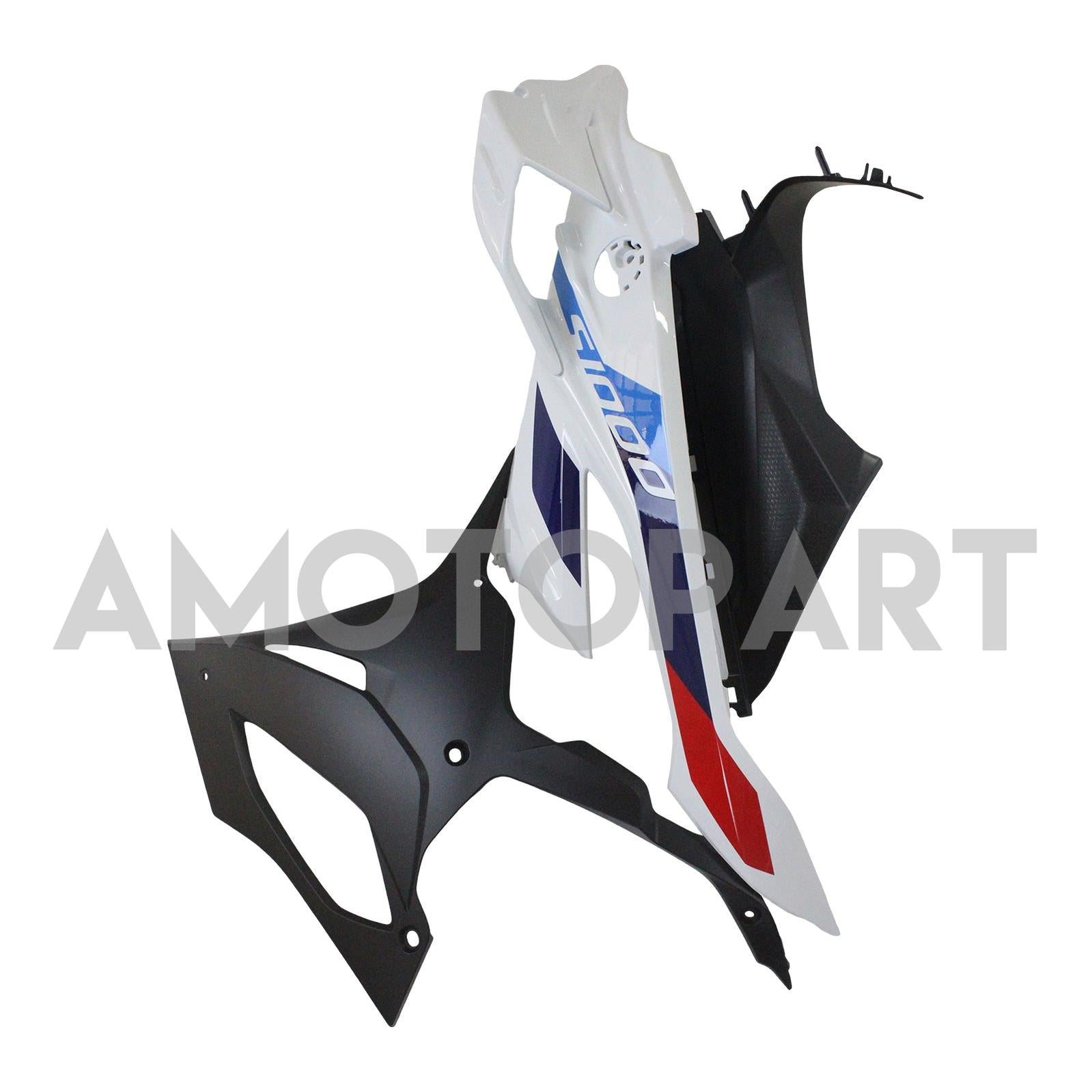 Amotopart 2023-2024 S1000RR BMW Rouge&Kit de carénage Blue Style3