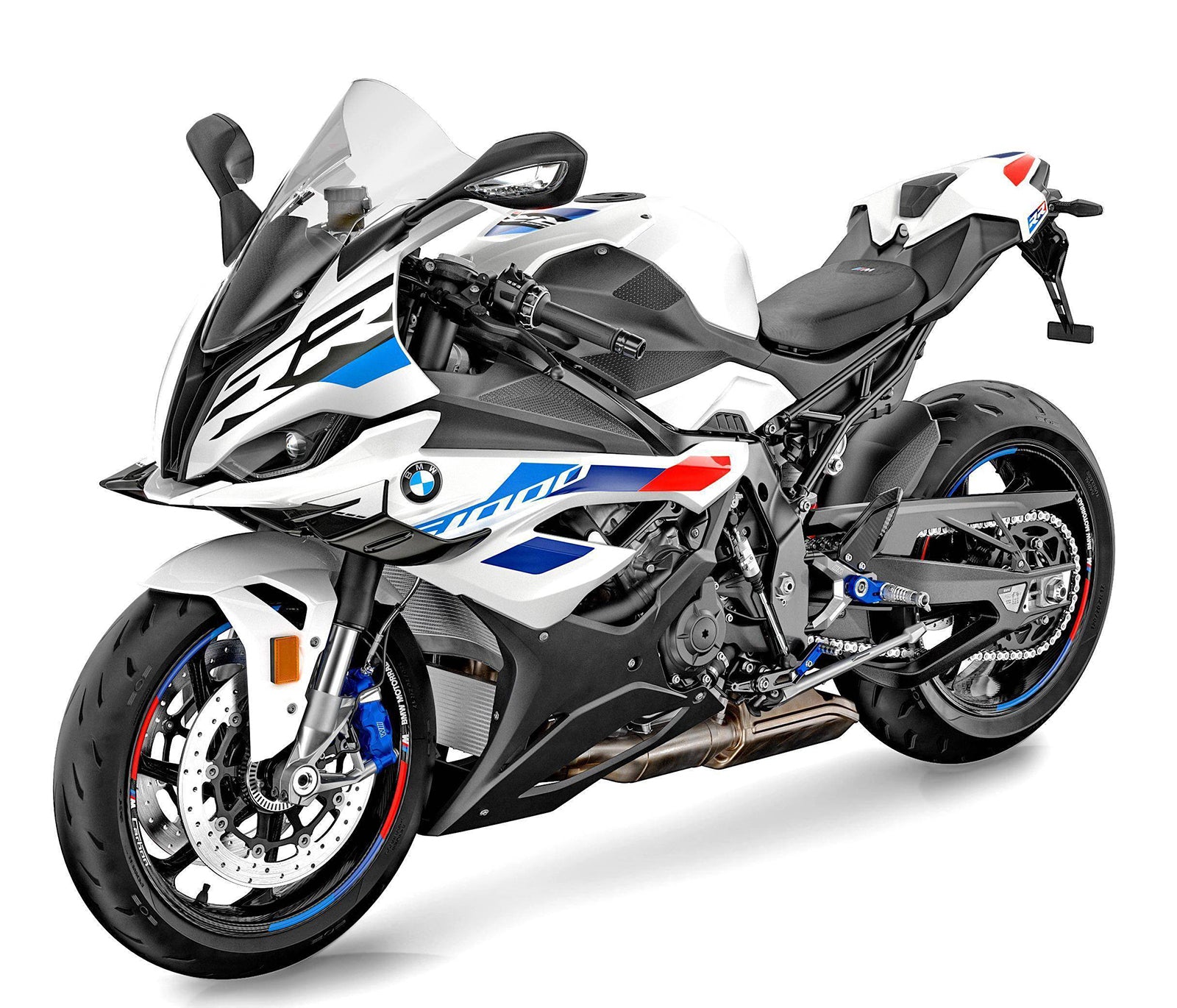 Amotopart 2023-2024 S1000RR BMW Red & Blue Styl3 Fairing Zestaw