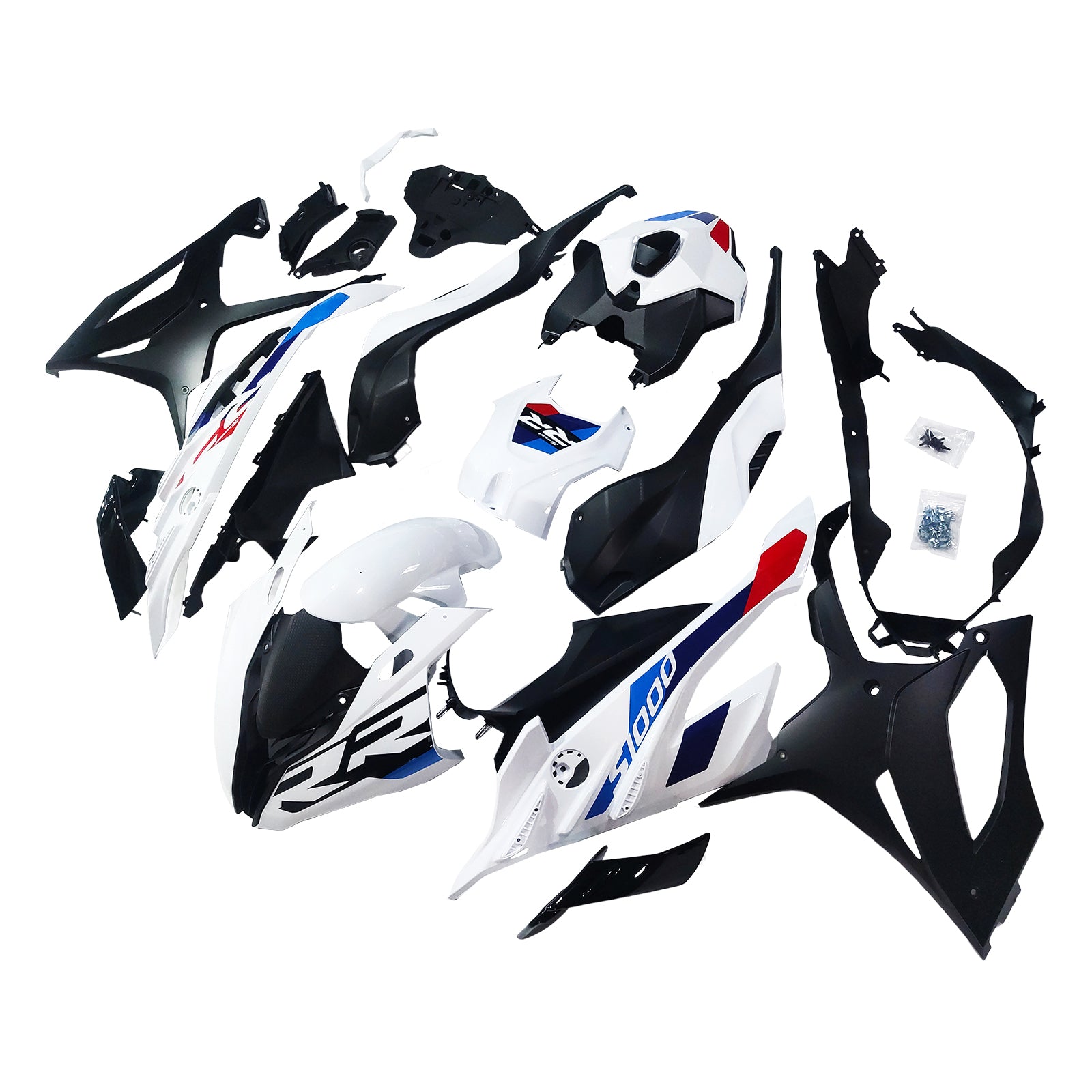 Amotopart 2023-2024 S1000RR BMW Red&Blue Style2 Fairing Kit