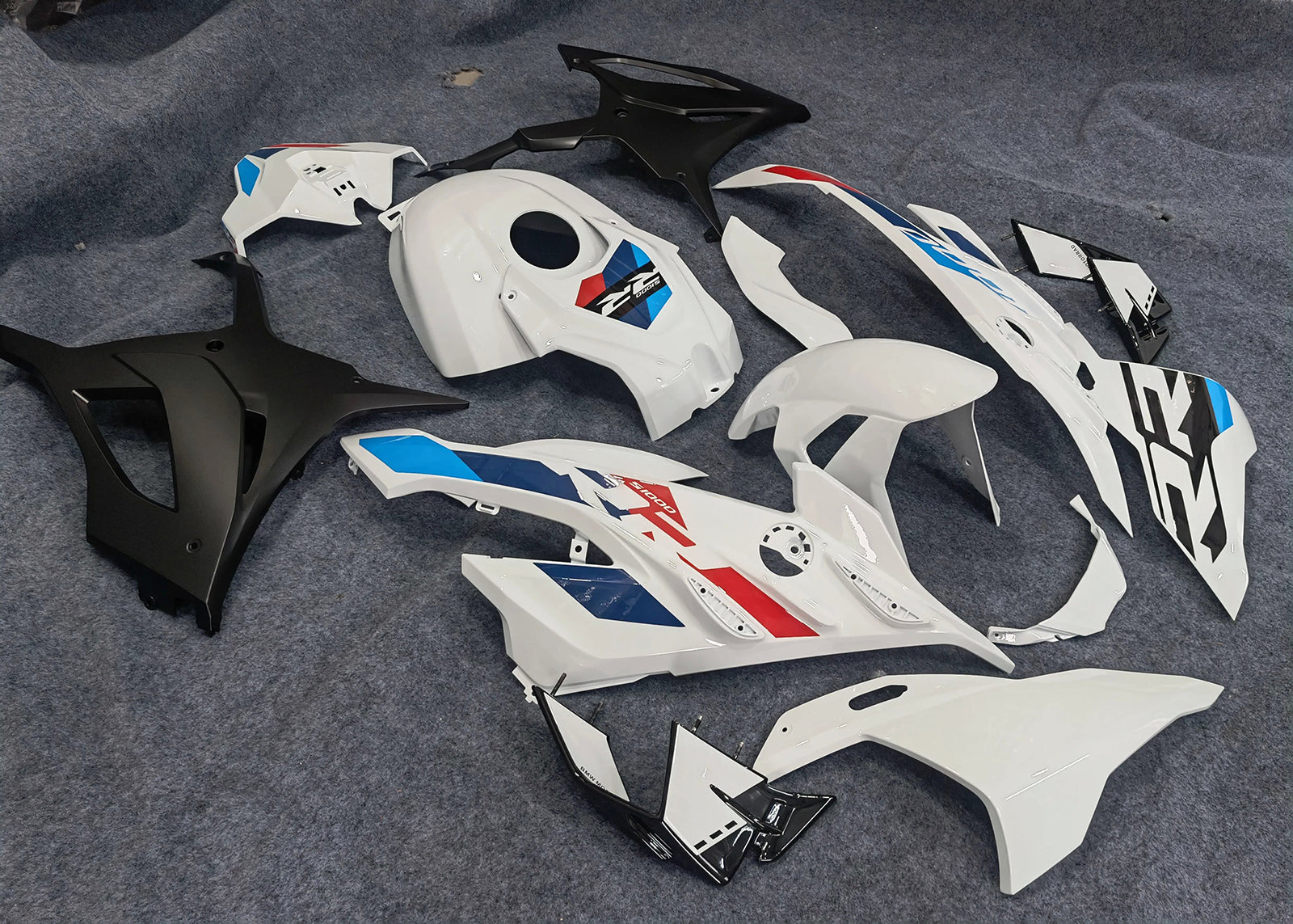 Amotopart 2023-2024 S1000RR BMW Red&Blue Style2 Fairing Kit