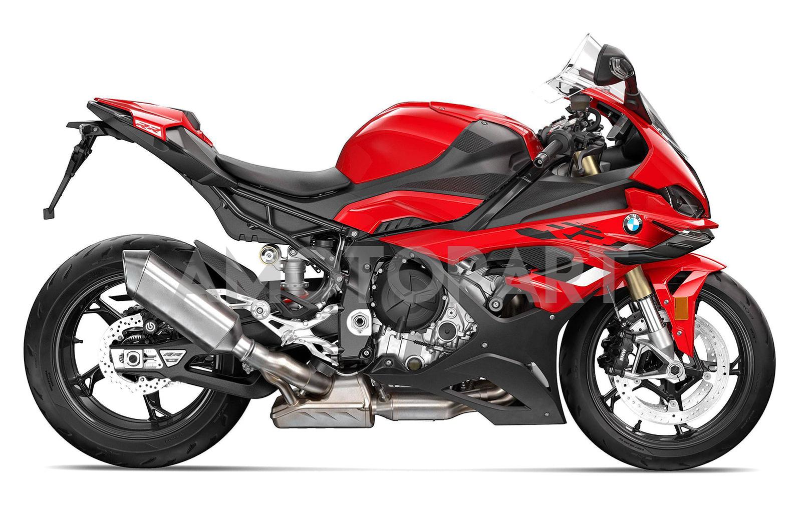Amotopart 2023-2024 S1000RR BMW Red Fairing Kit