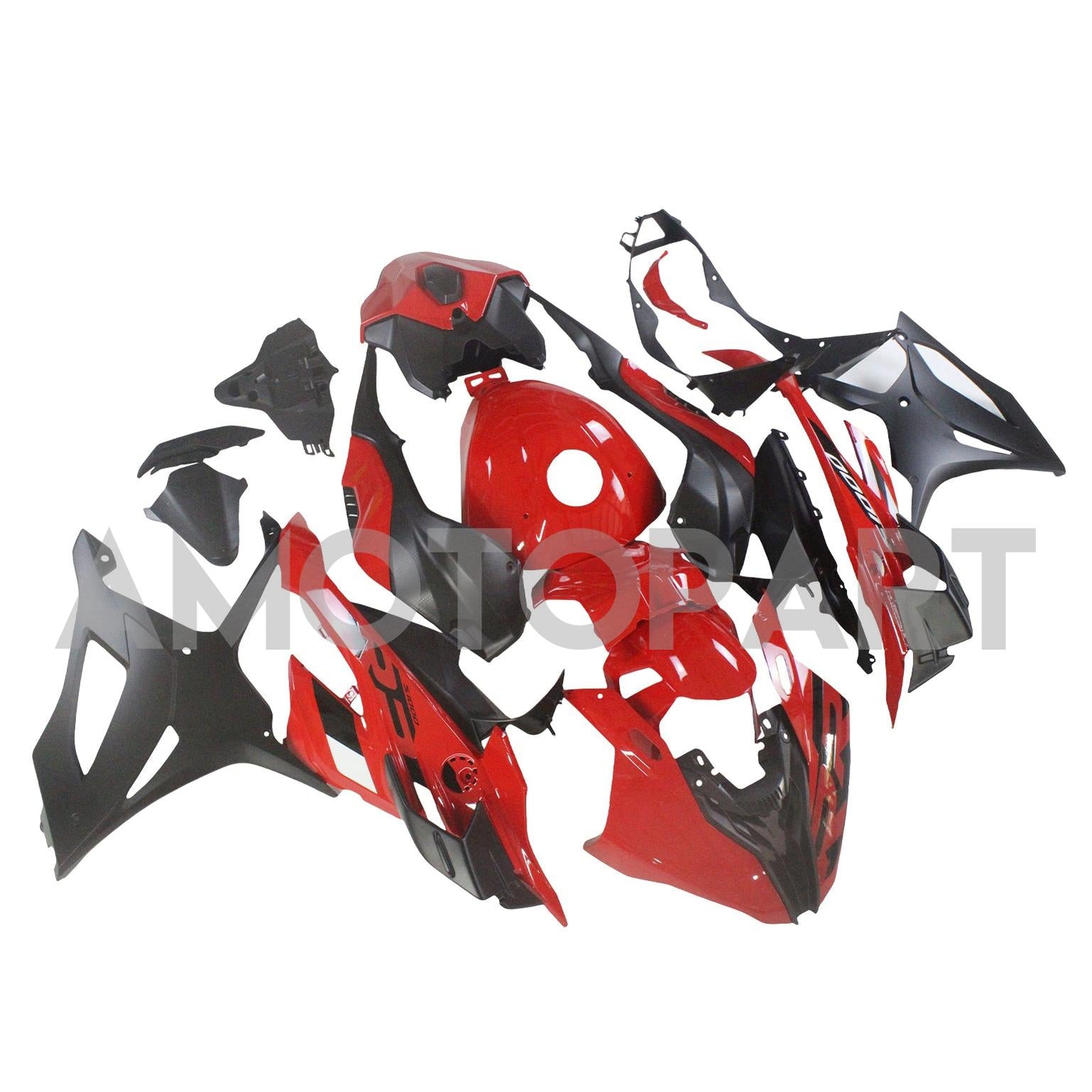 Amotopart 2023-2024 S1000RR BMW Dark Red Fairing Kit