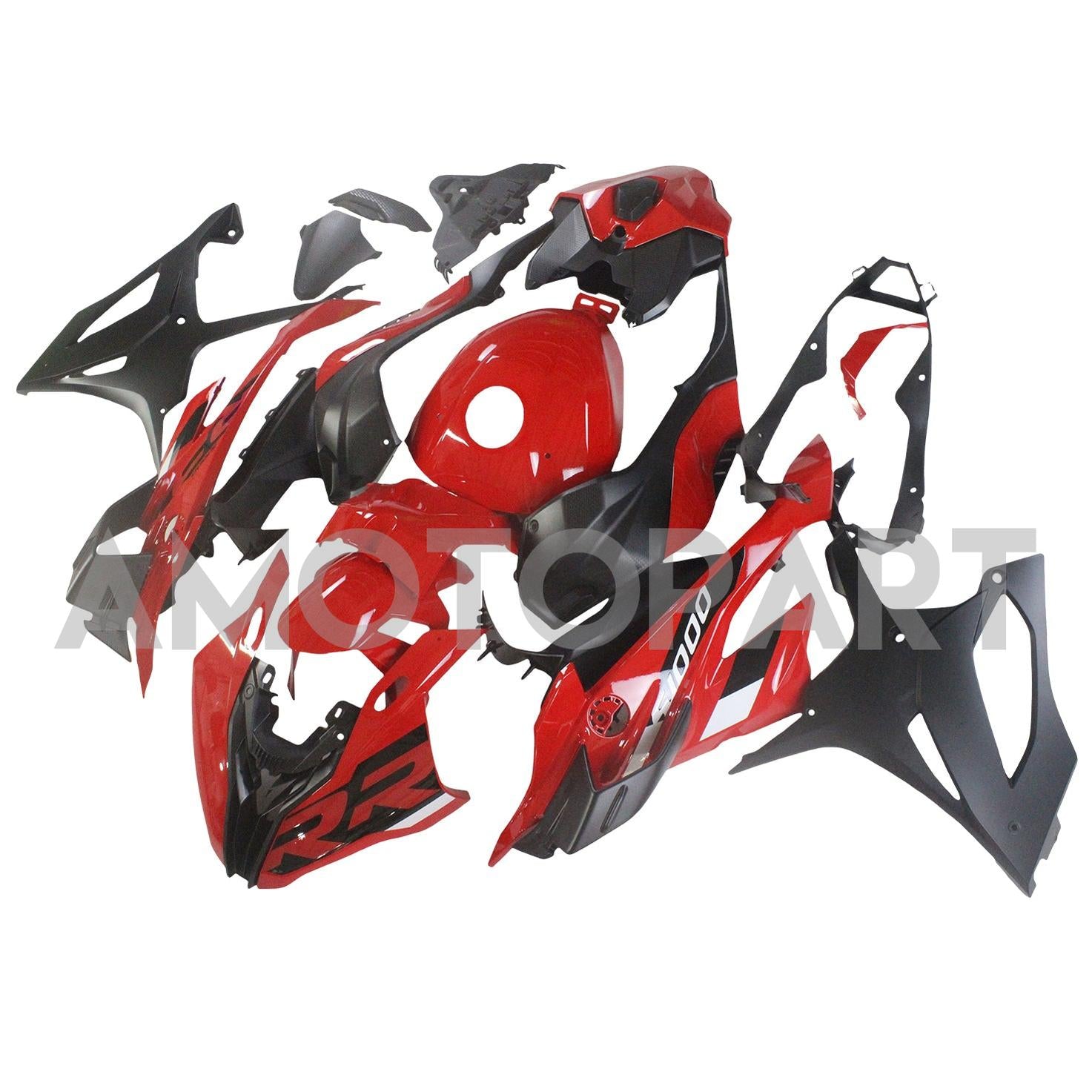 Amotopart 2023-2024 S1000RR BMW Dark Red Fairing Kit