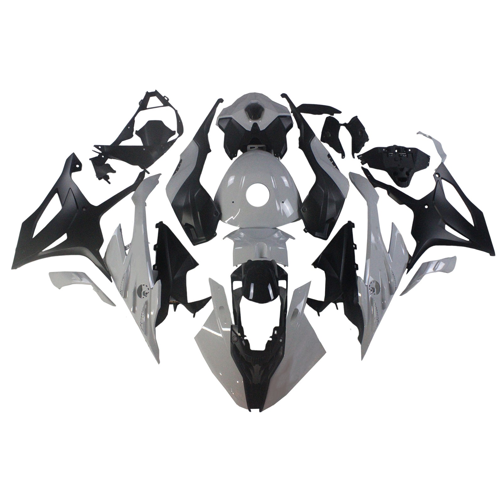 Zestaw owiewek Amotopart 2023-2024 BMW S1000RR czarno-szary