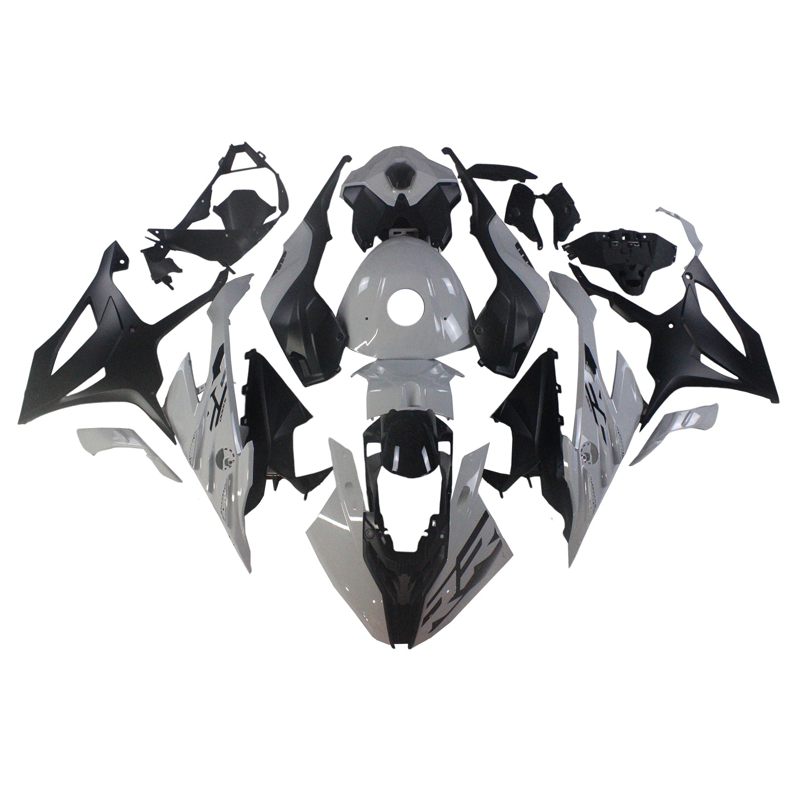 Zestaw owiewek Amotopart 2023-2024 BMW S1000RR czarno-szary