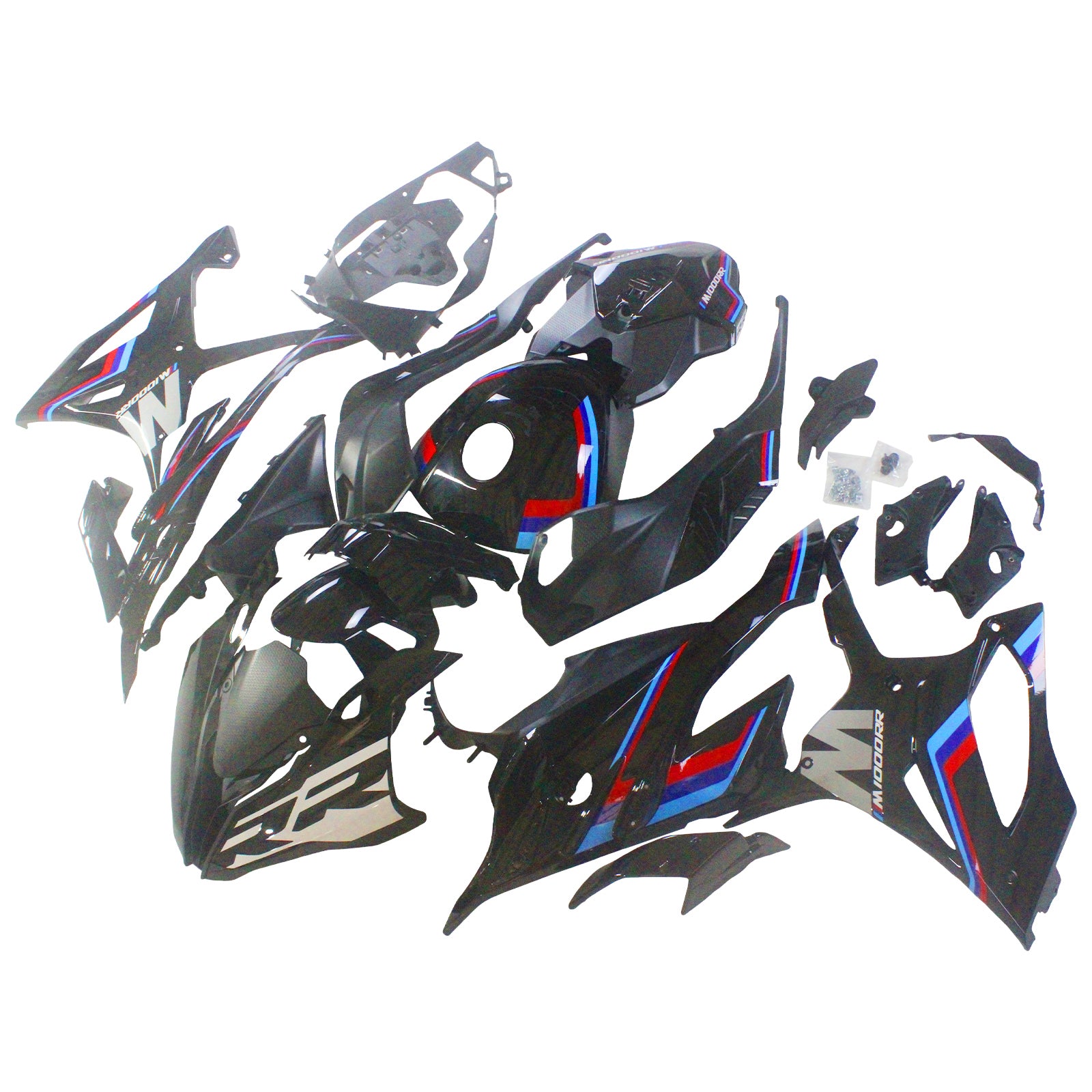 Amotopart 2023-2024 BMW S1000RR Gray Black White Beurskit