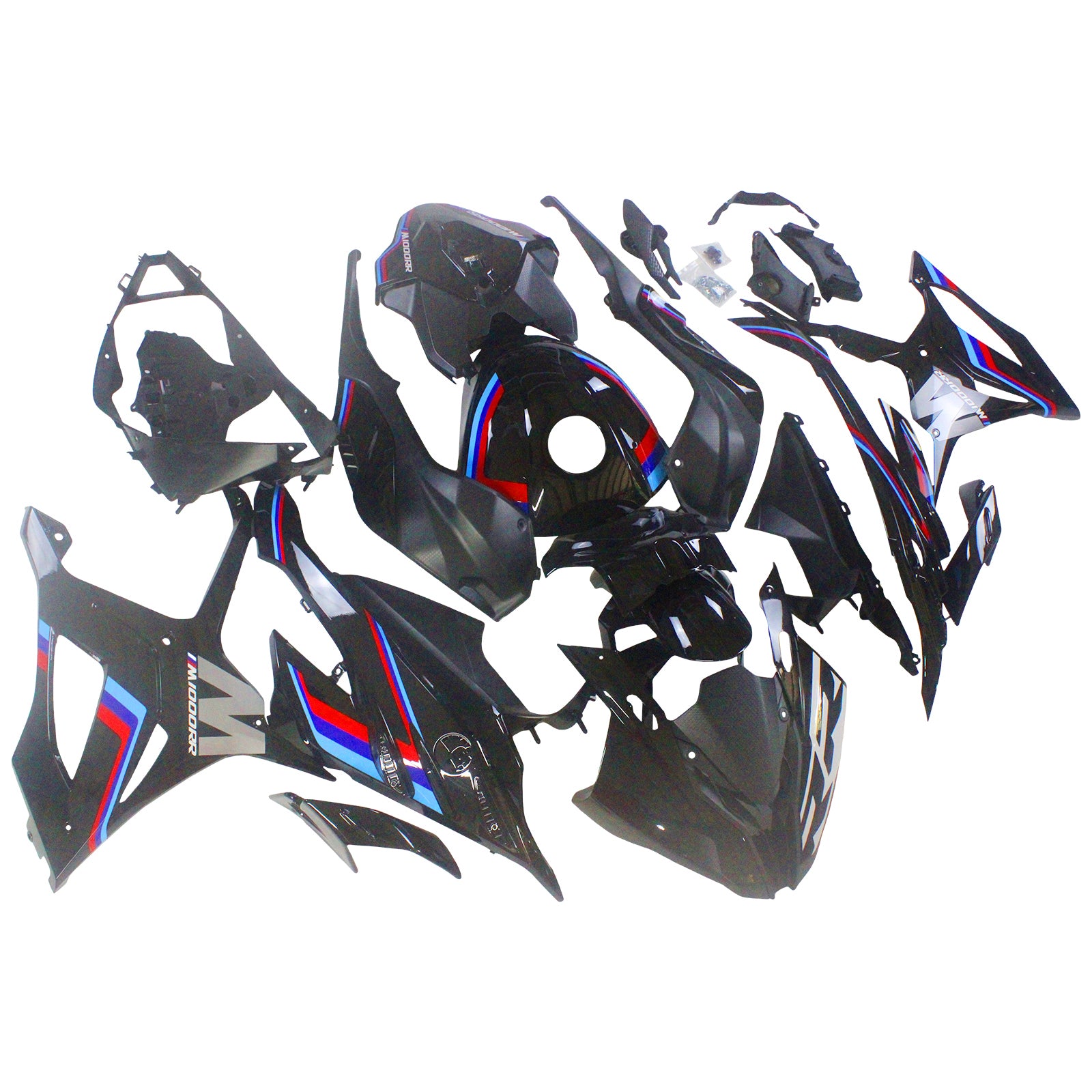 Amotopart 2023-2024 BMW S1000RR Gray Black White Beurskit