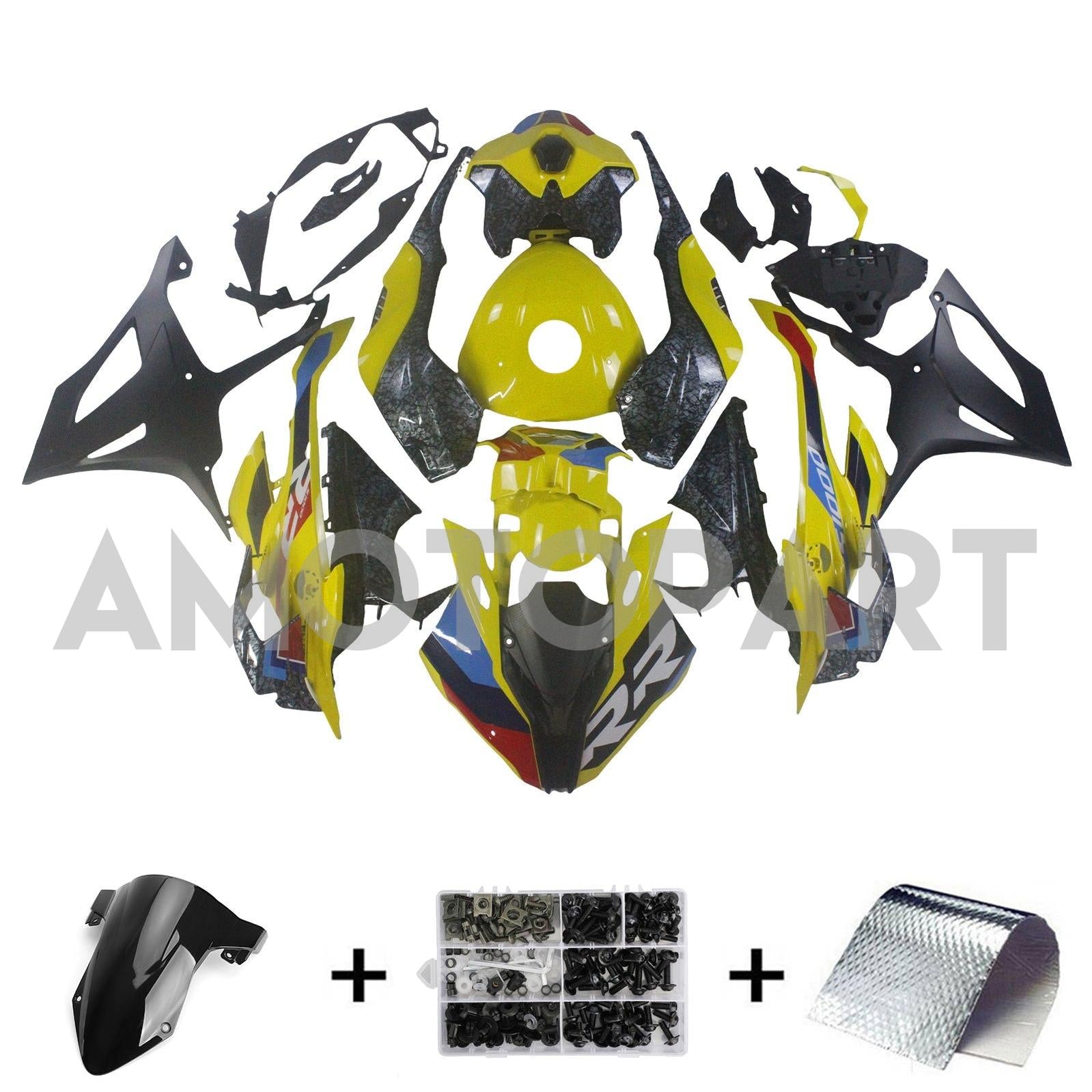 Amotopart 2023-2024 BMW S1000RR Fairing Kit Collection