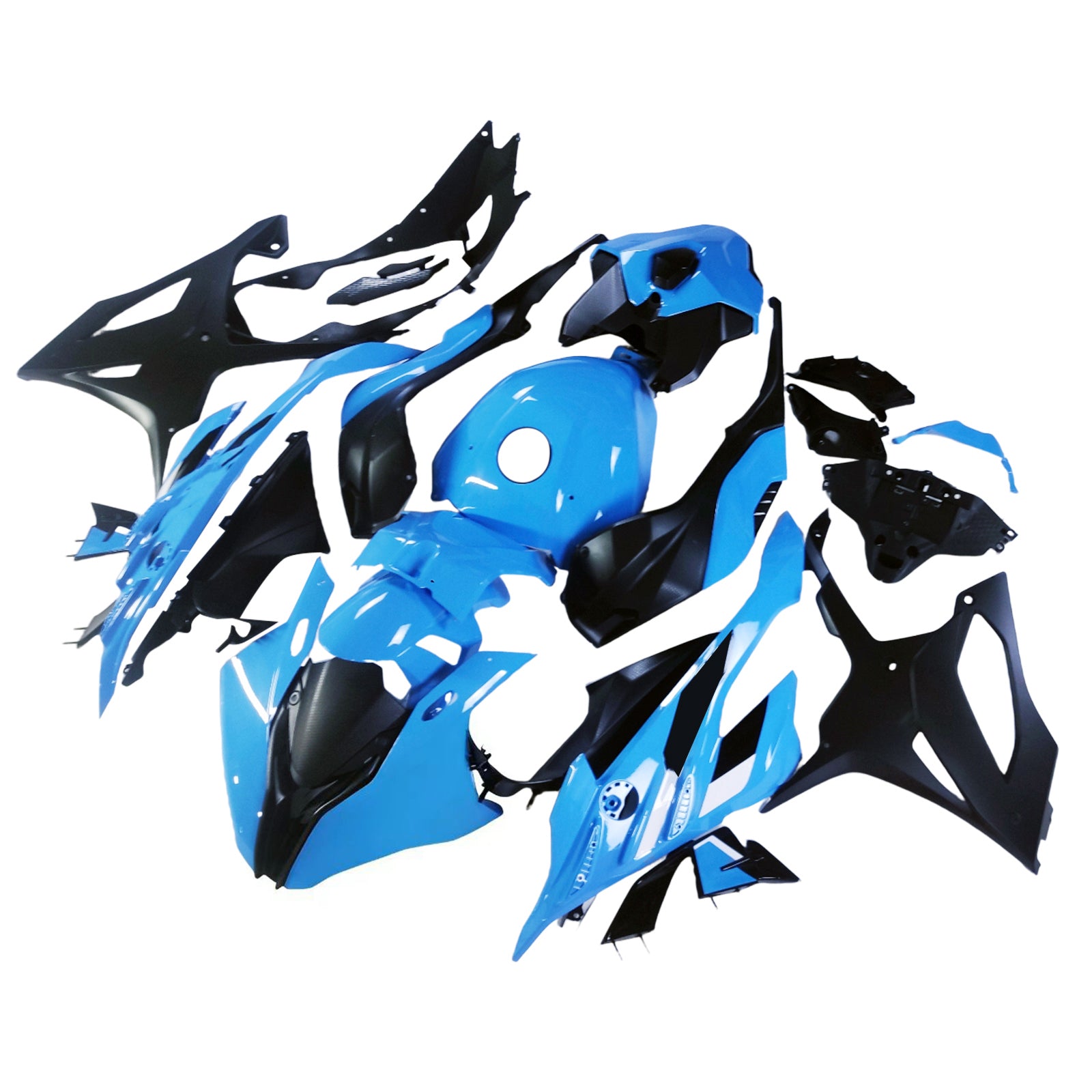 Amotopart 2023-2024 BMW S1000RR Blue Black Fairing Kit