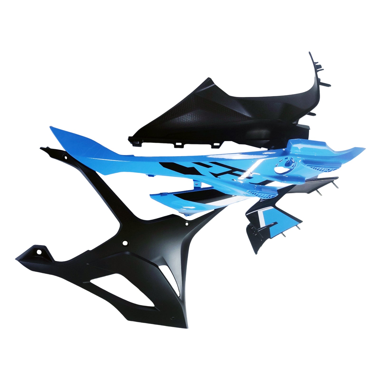 Amotopart 2023-2024 BMW S1000RR Blue Black Fairing Kit