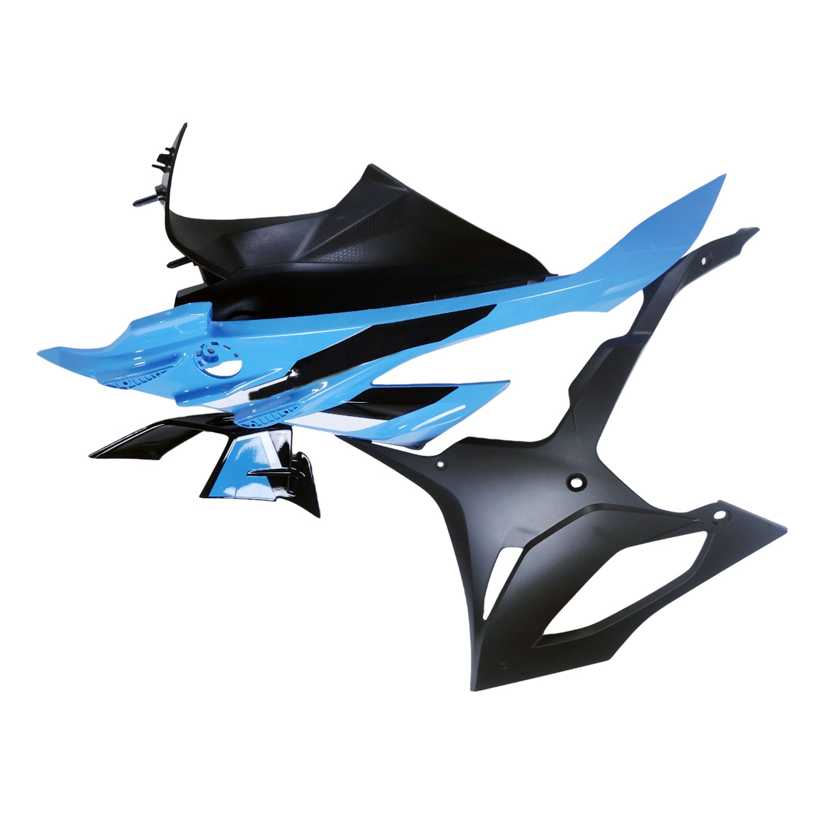 Amotopart 2023-2024 BMW S1000RR Blue Black Fairing Kit