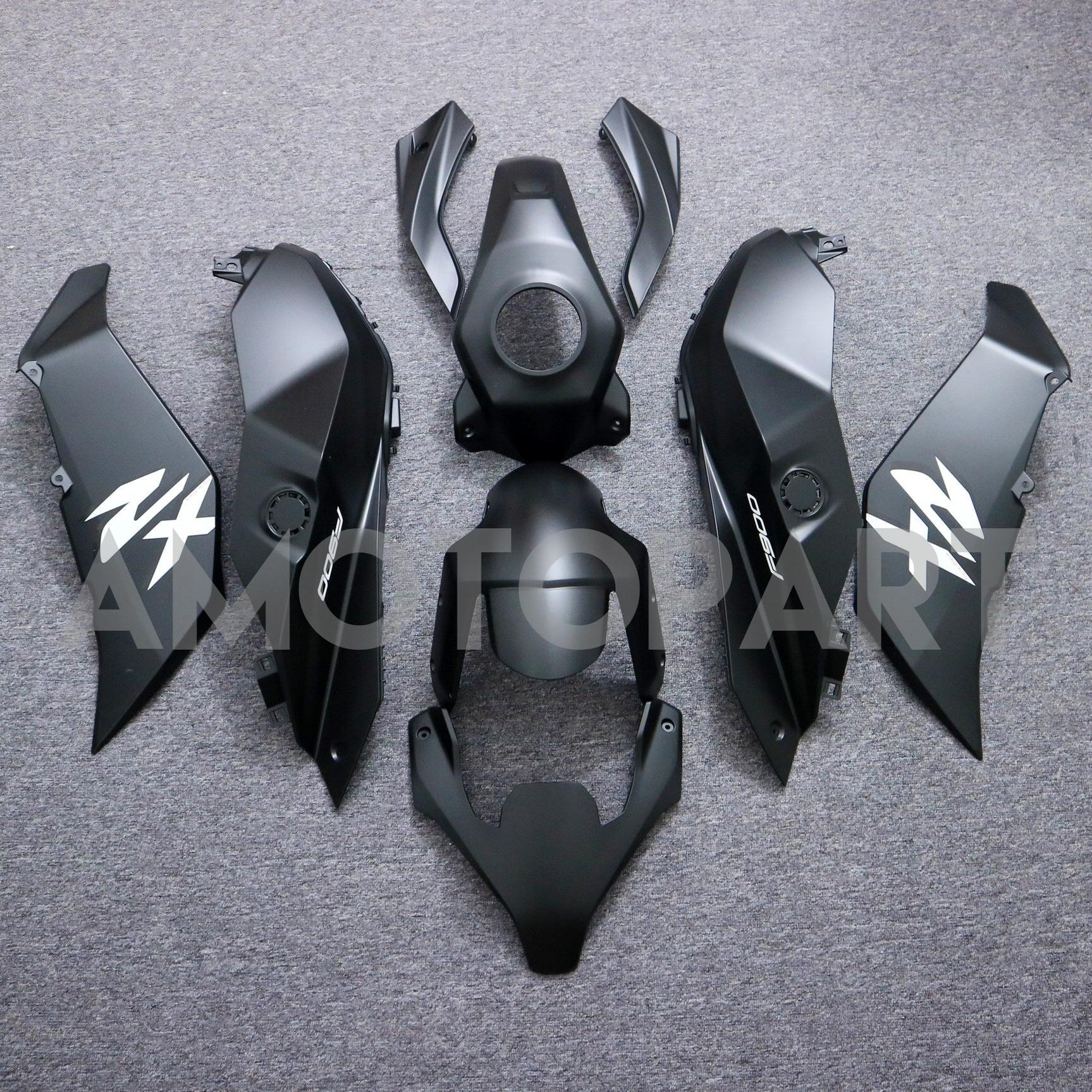 Amotopart 2021-2024 BMW F900XR Black White Fairing Kit