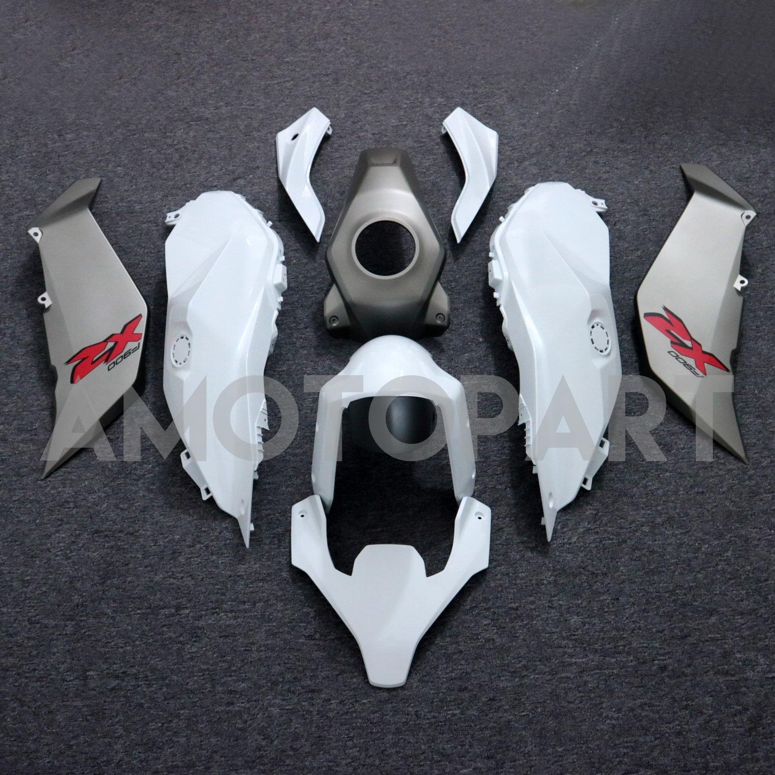 Amotopart 2021-2024 BMW F900XR Grey White Black Fairing Kit