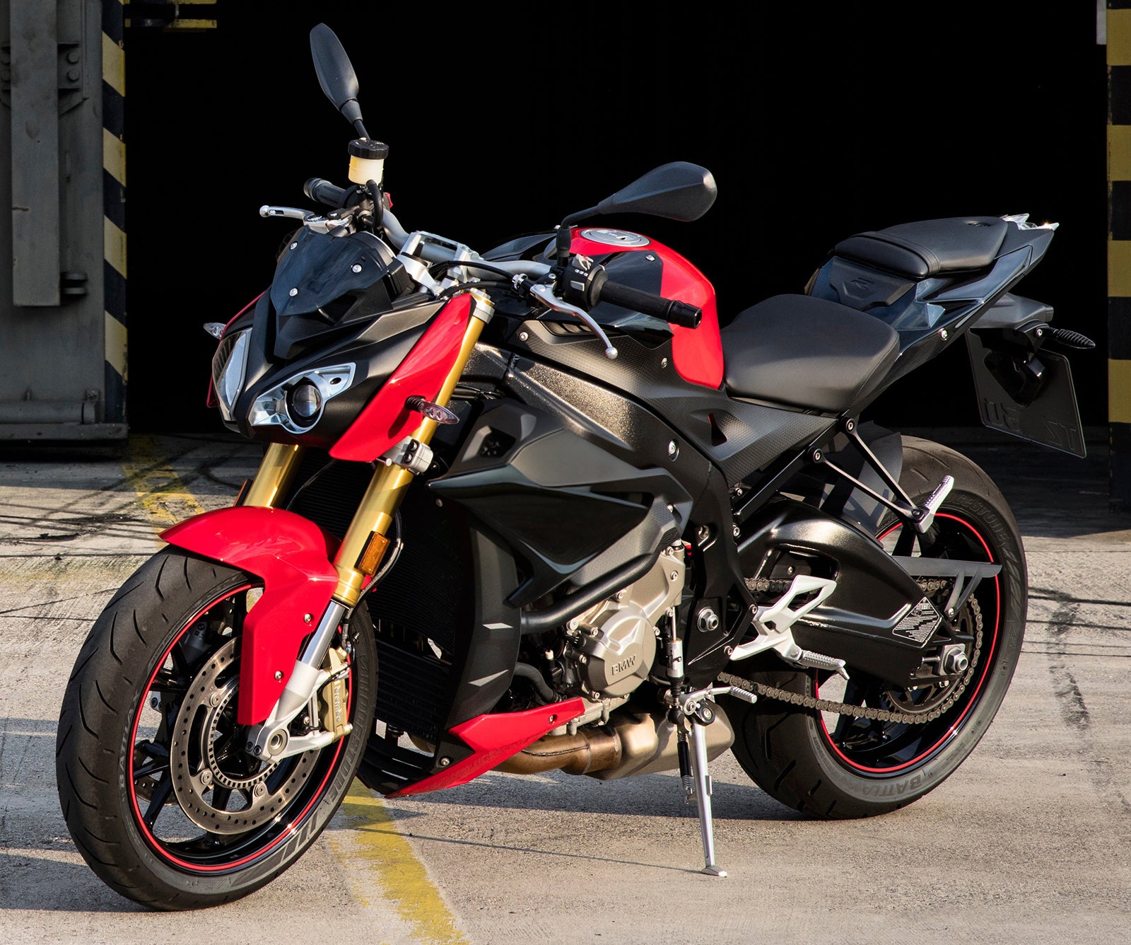 Amotopart 2017–2020 BMW S1000R rot-schwarzes Verkleidungsset
