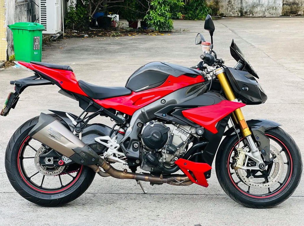 Amotopart 2017-2020 BMW S1000R Fairing Black Red Kit