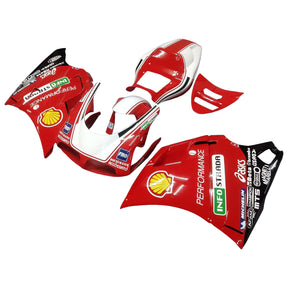 Amotopart Ducati 996 748 1996-2002 Kit de carenado rojo Style4