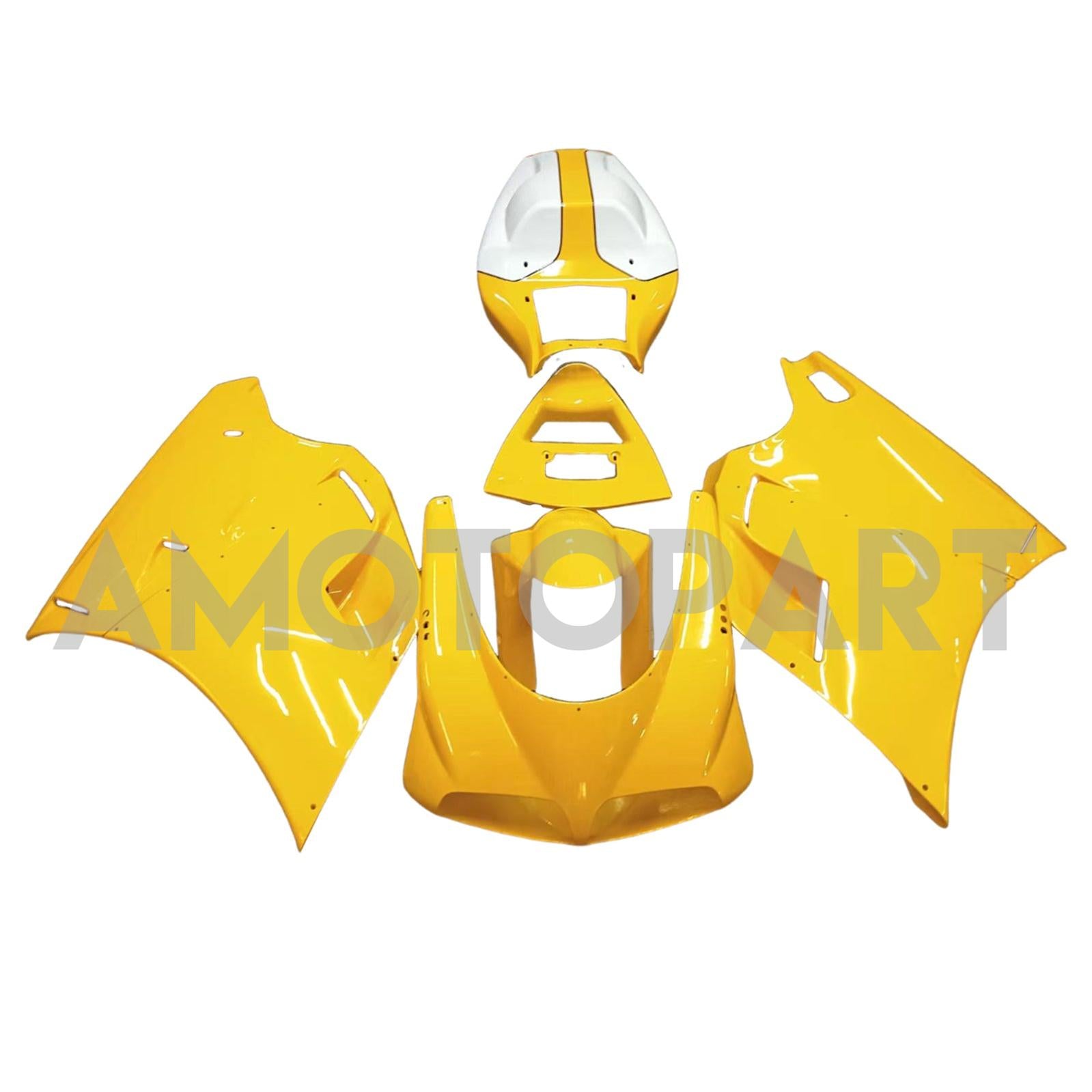 Amotopart Ducati 748/916/996/998 1996-2002 Yellow Fairing Kit