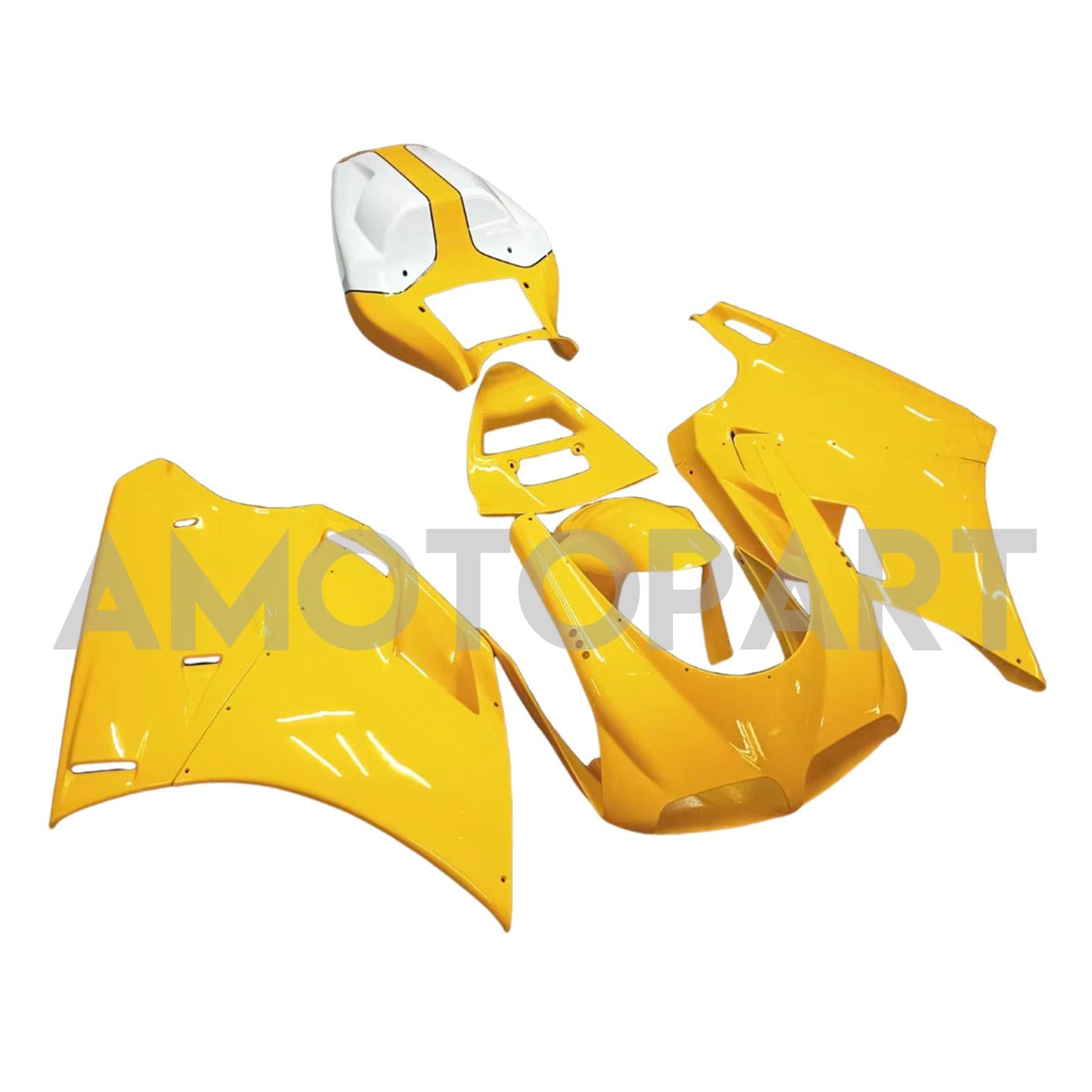 Amotopart Ducati 748/916/996/998 1996-2002 Kit de carénage jaune