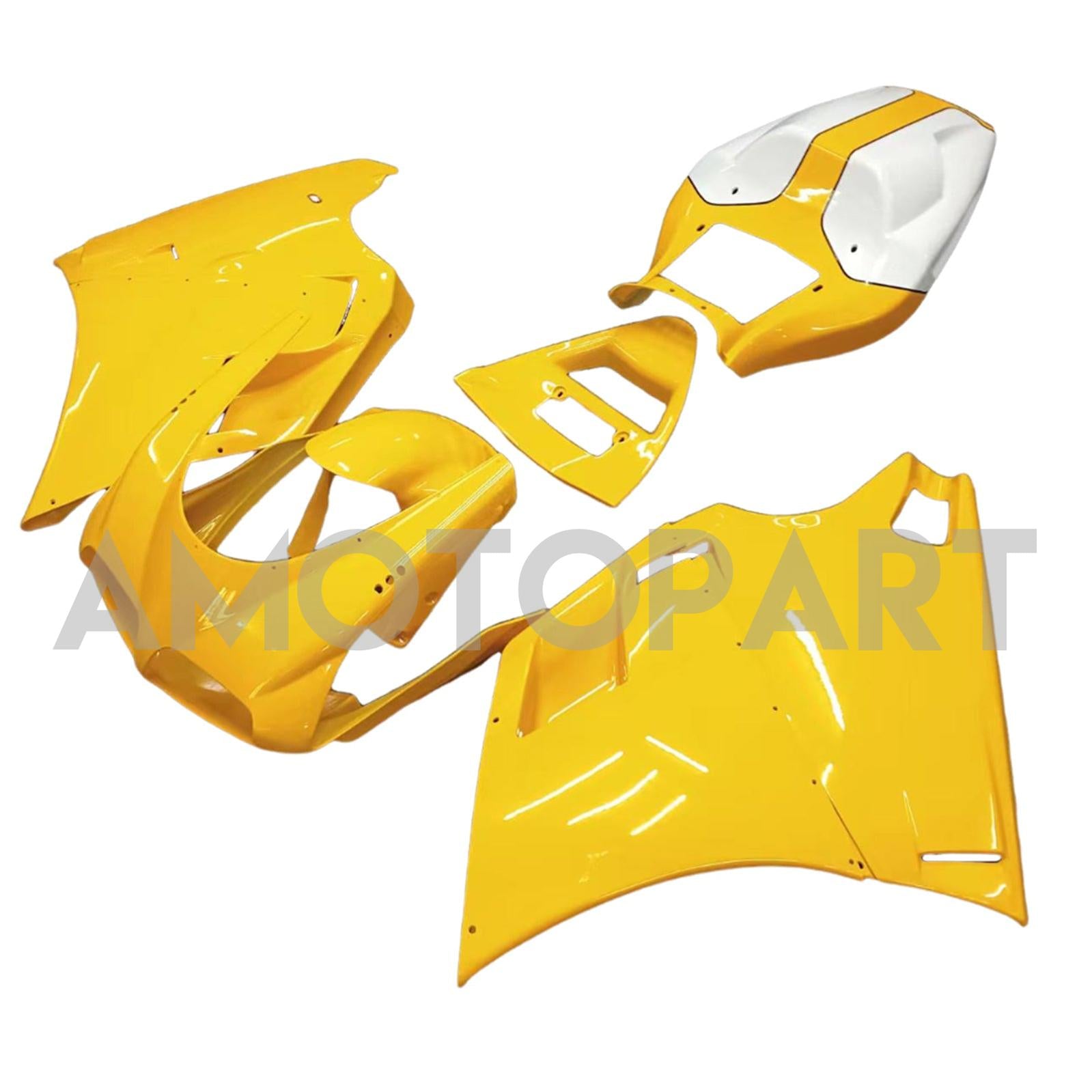 Amotopart Ducati 748/916/996/998 1996-2002 Kit de carénage jaune