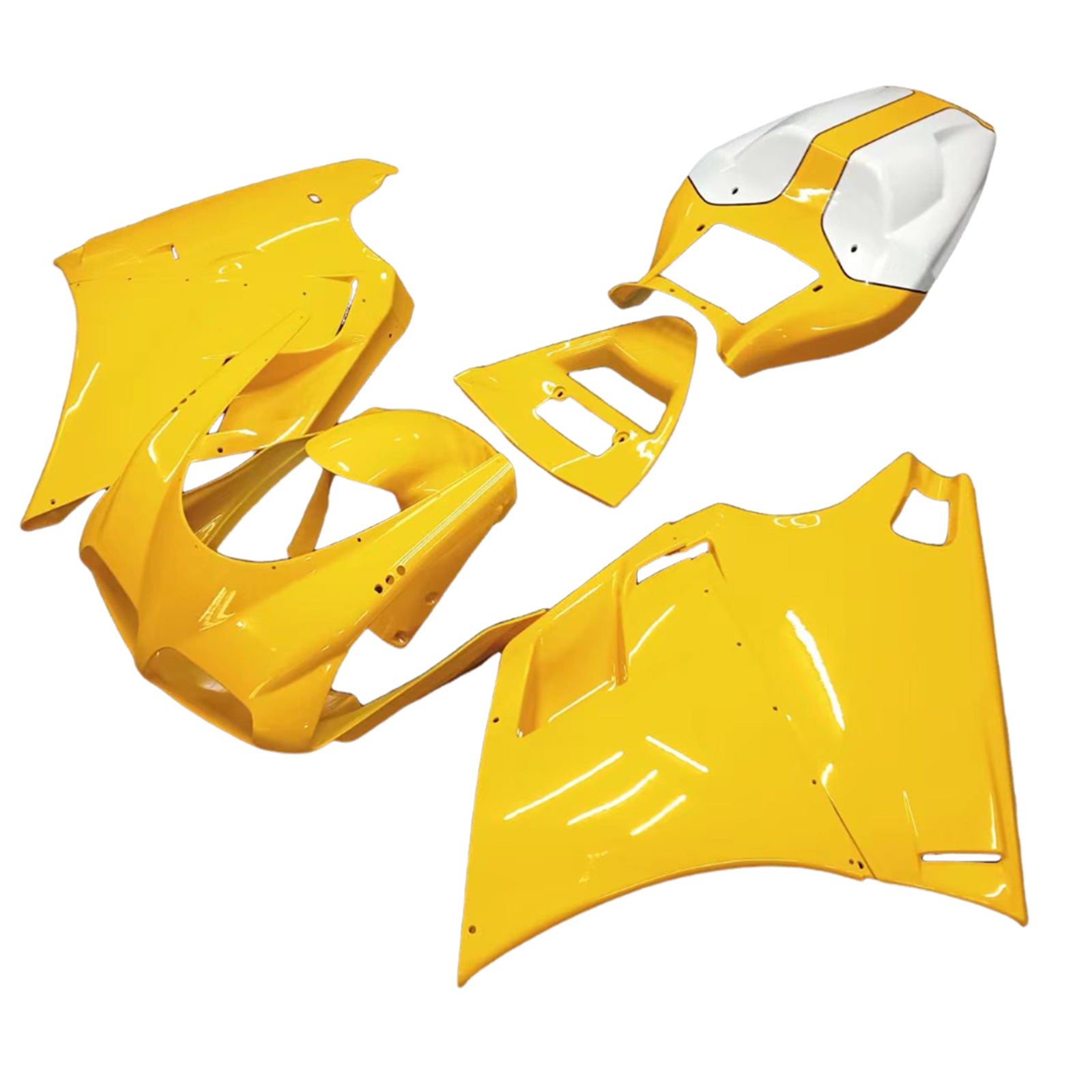 Amotopart Ducati 996 748 1996-2002 Kit Carénage Jaune