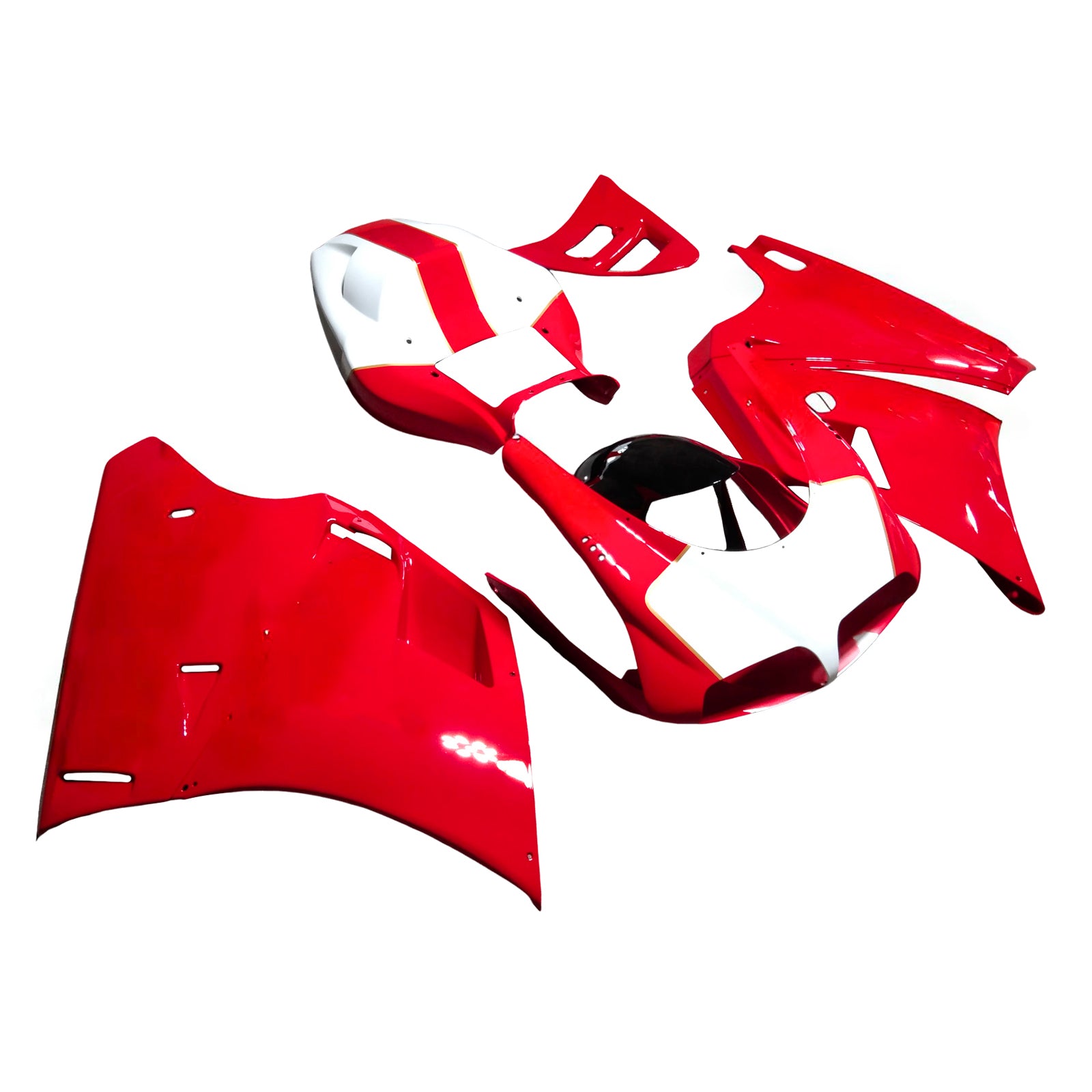 Amotopart 1996-2002 Ducati 748/916/996/998 Red White Fairing Kit