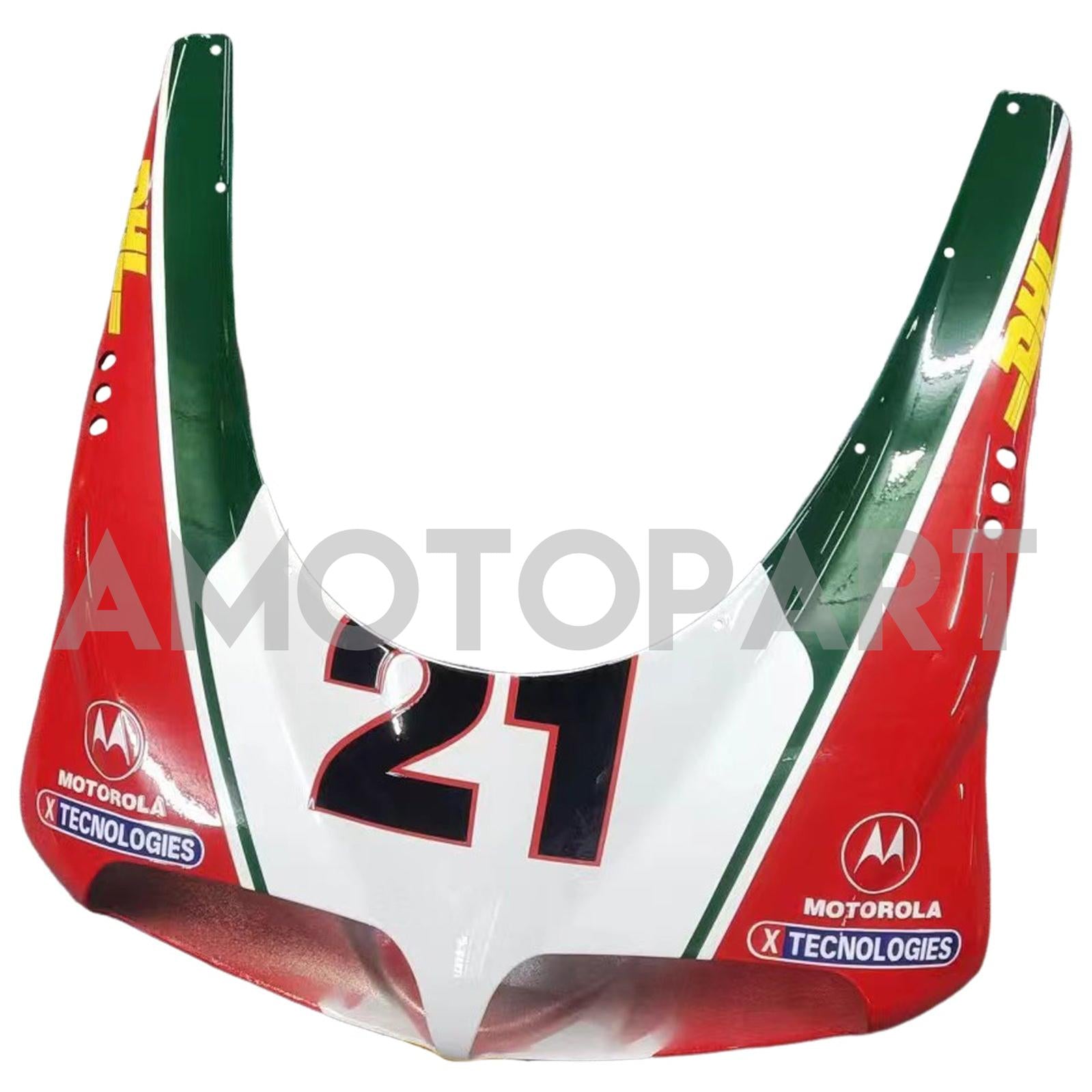 Amotopart Ducati 996 748 1996-2002 レッド ロゴ付き フェアリングキット