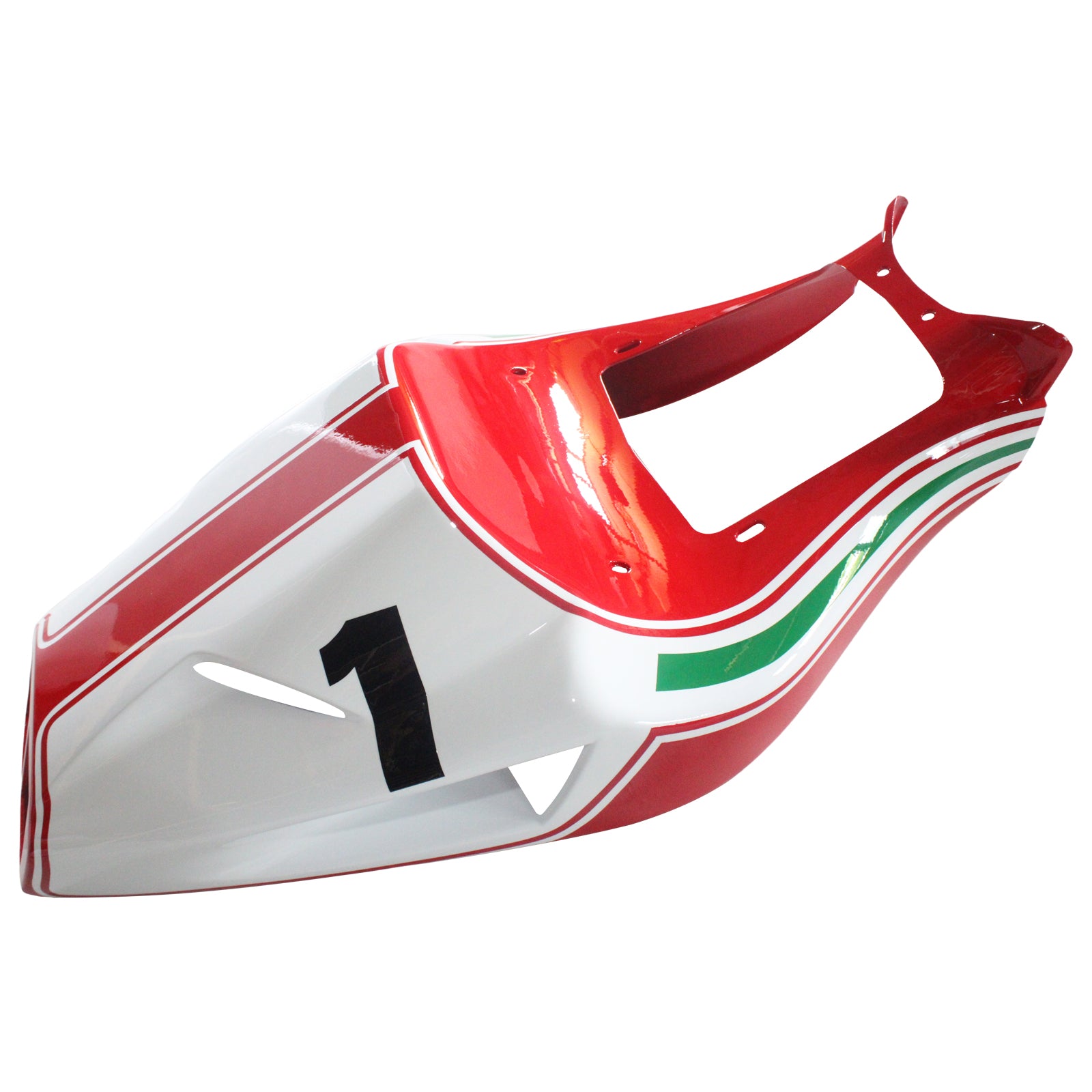 Amotopart Ducati 996 748 1996-2002 Red&White Style4 Fairing Kit