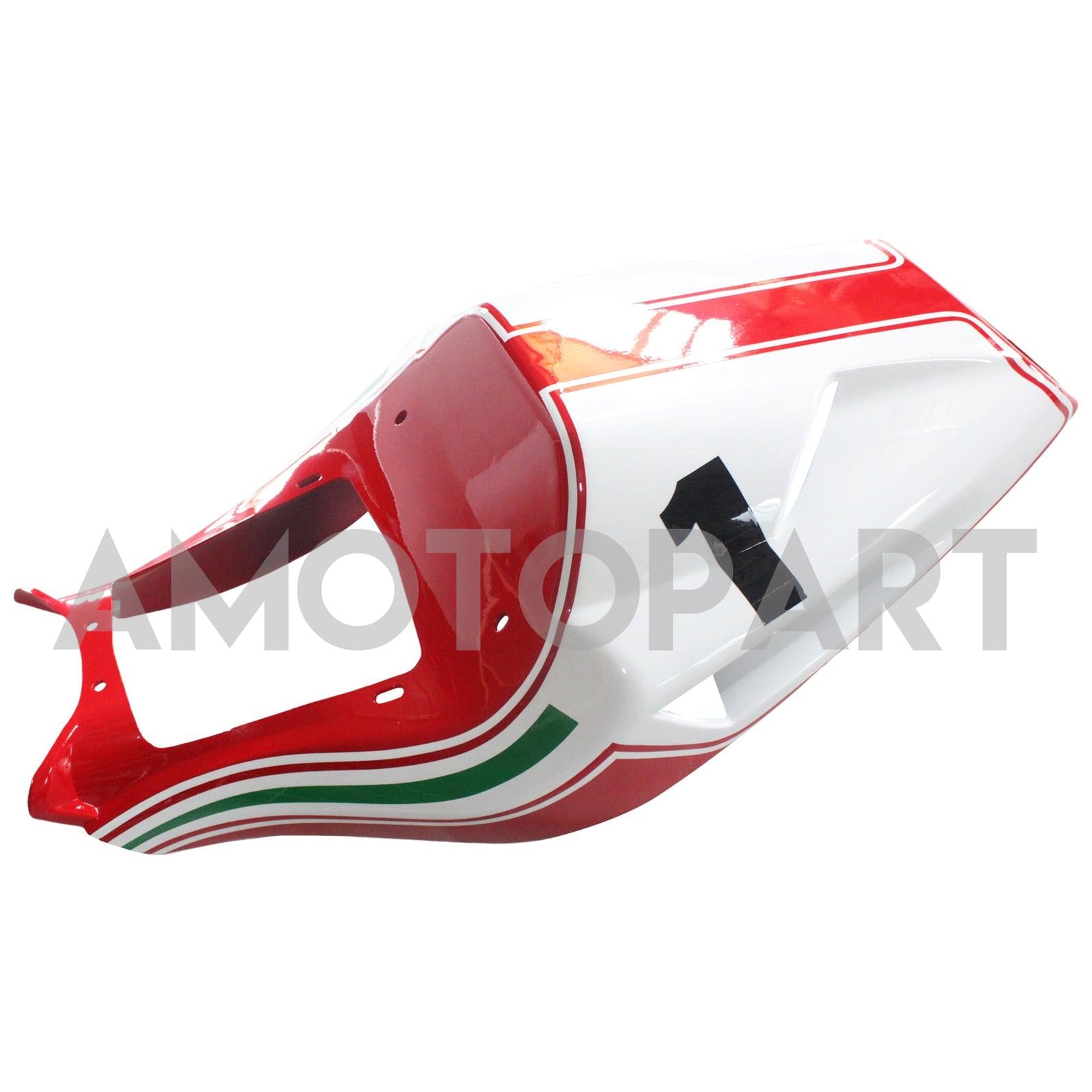 Amotopart Ducati 748/916/996/998 1996-2002 Red&White Style4 Fairing Kit