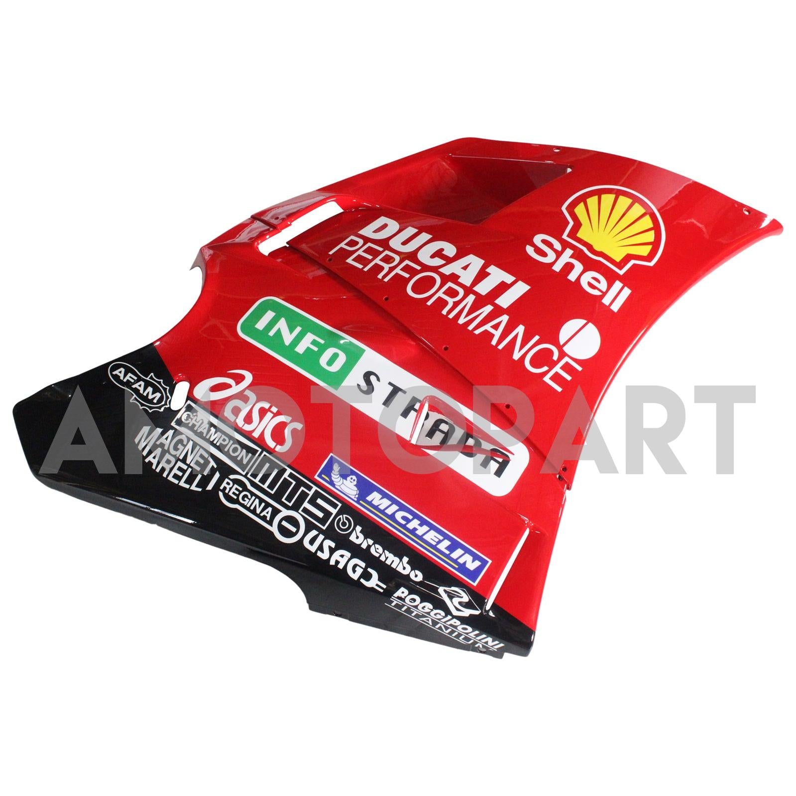 Amotopart Ducati 748/916/996/998 1996-2002 Red&White Style4 Fairing Kit
