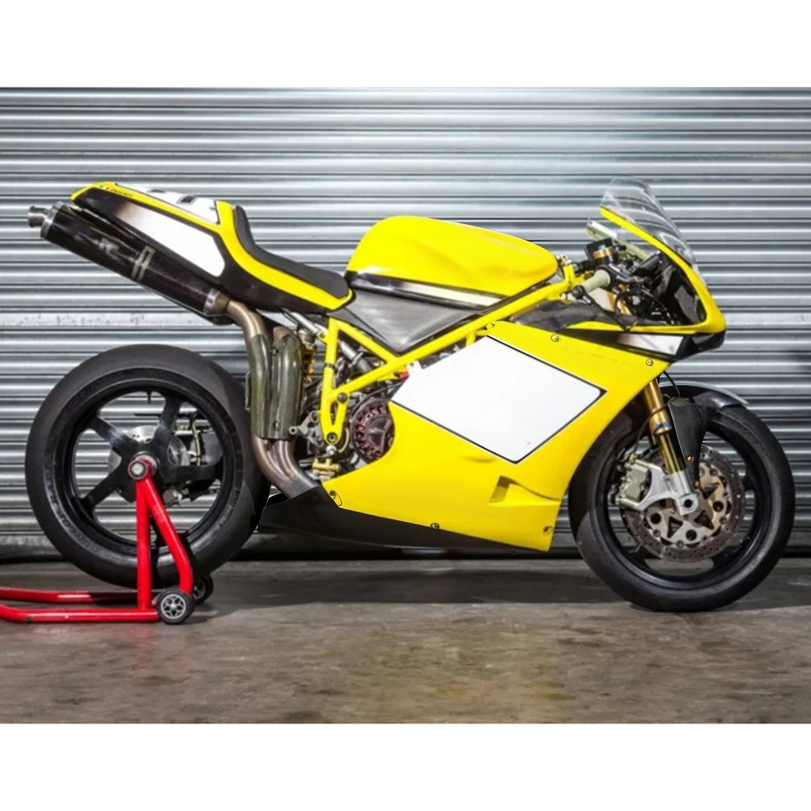Amotopart Ducati 748/916/996/998 1996-2002 Yellow&White Fairing Kit