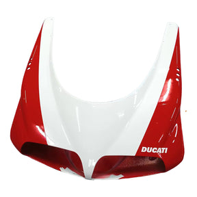Amotopart Ducati 996 748 1996–2002 rot-weißes Style1 Verkleidungsset