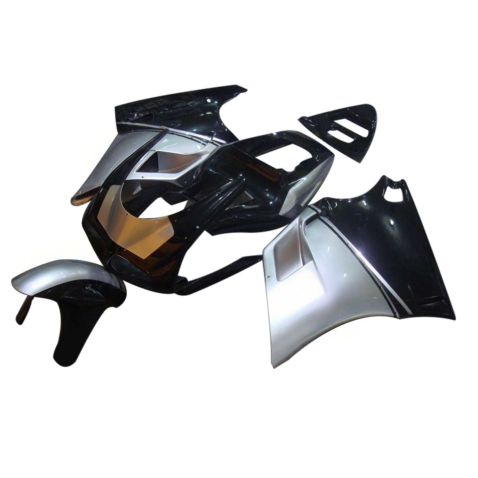 Amotopart Ducati 996 748 1996-2002 Black & Grey Fairing Kit