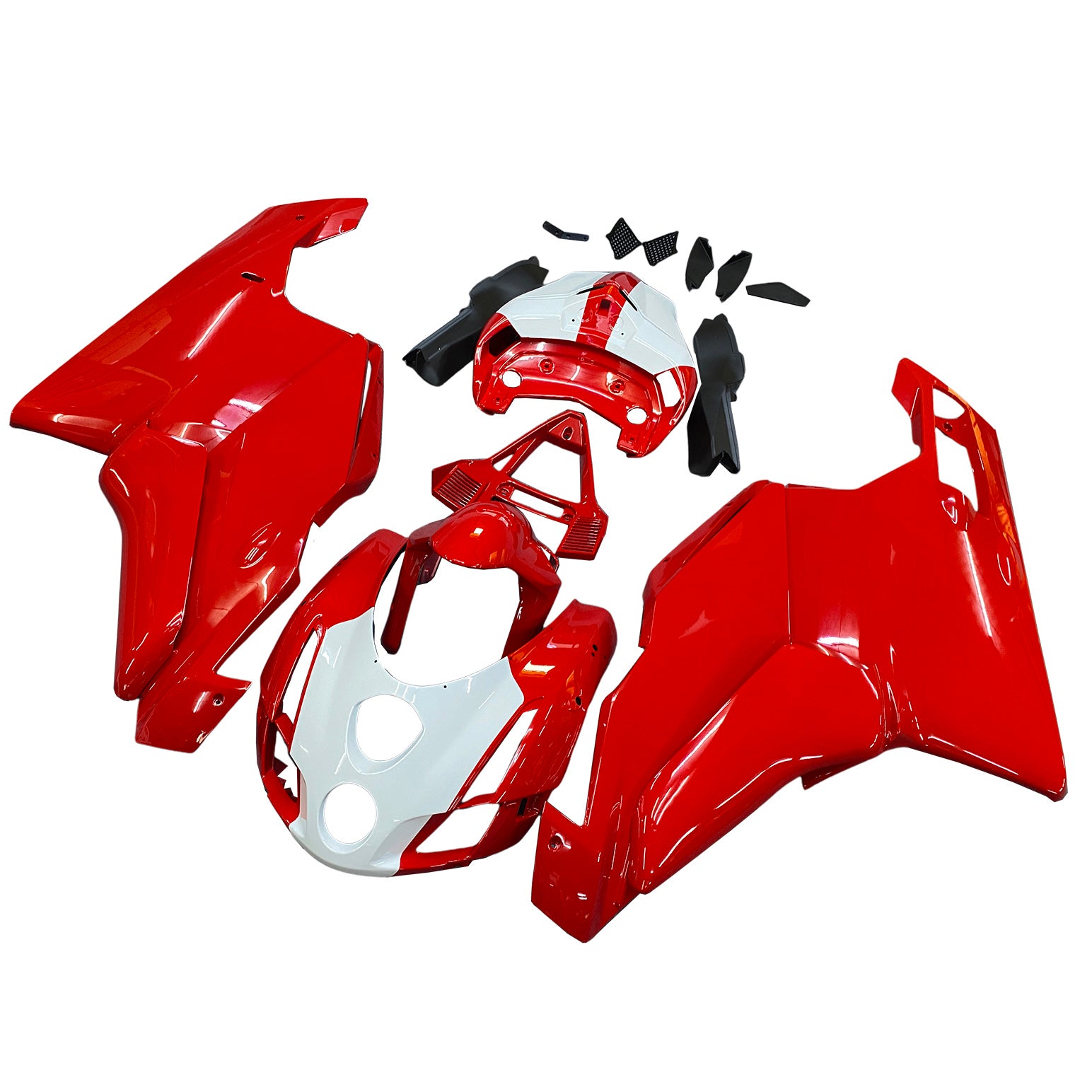 Amotopart 2003 2004 Ducati 999 749 Red&White Style15 Fairing Kit