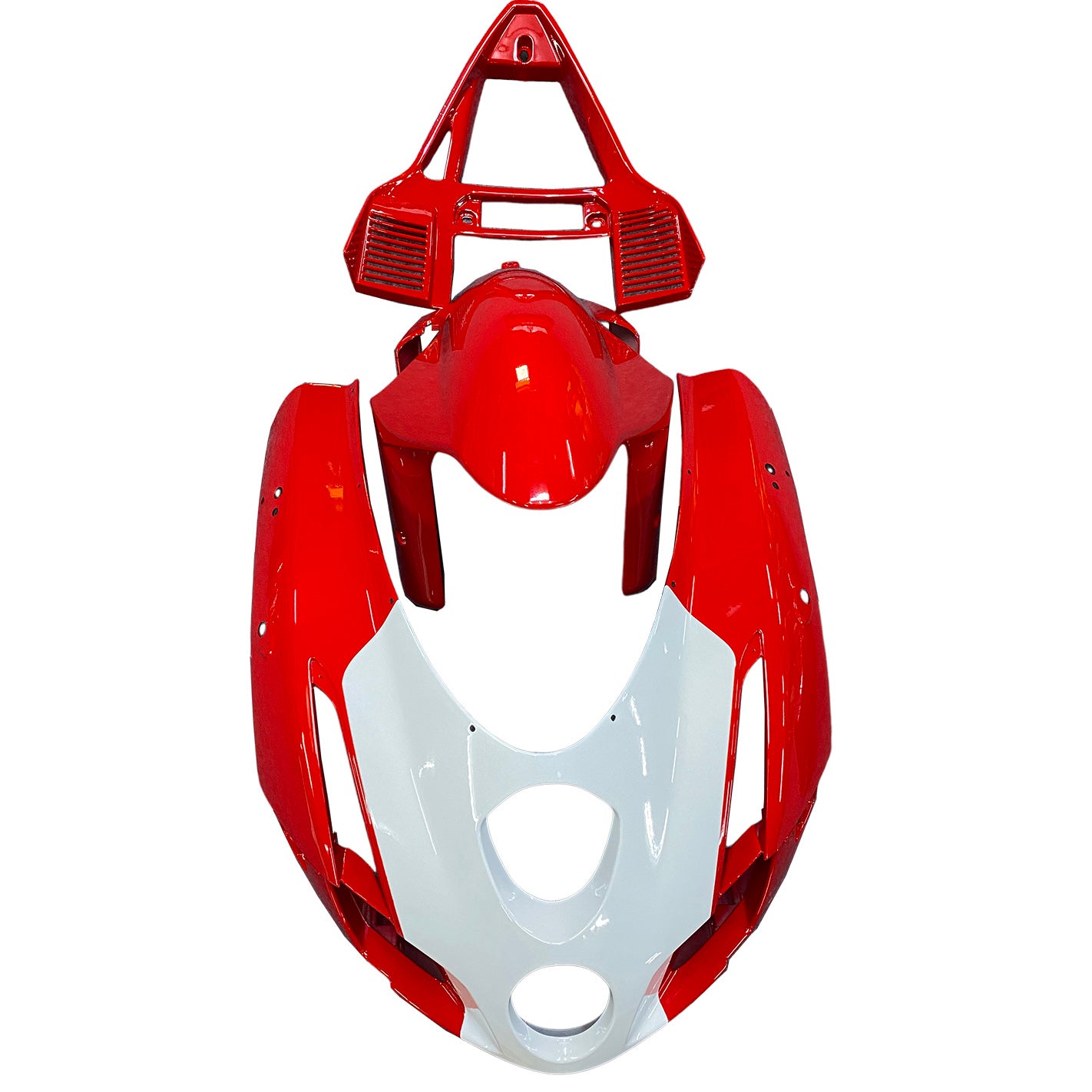 Amotopart 2003 2004 Ducati 999 749 Red&White Style15 Fairing Kit