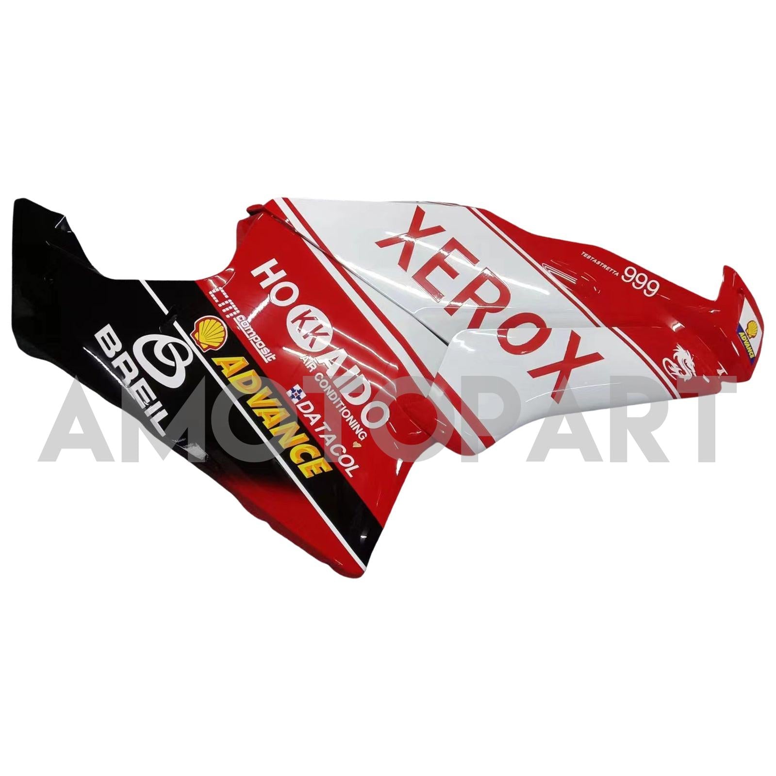 Amotopart 2003 2004 Ducati 999 749 Red & White z zestawem do owiewki logo