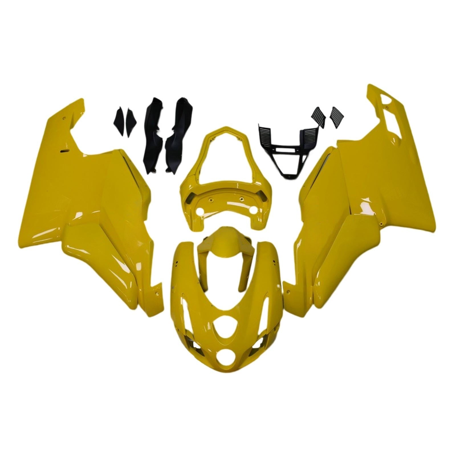 Amotopart 2003 2004 Ducati 999 749 Yellow Style3 Fairing Kit