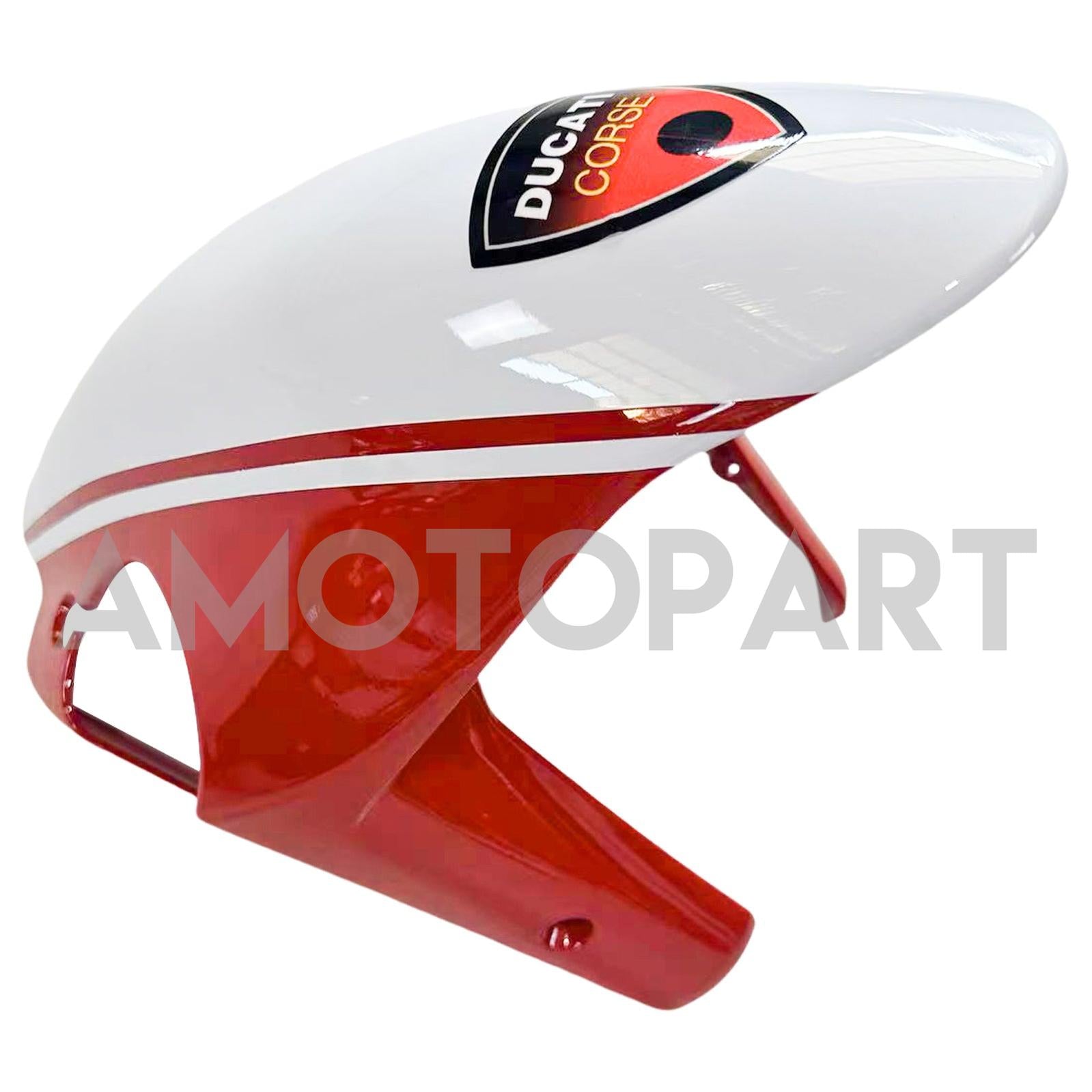 Amotopart 2003 2004 Ducati 999 749 rojo y blanco estilo 8 kit de carenado