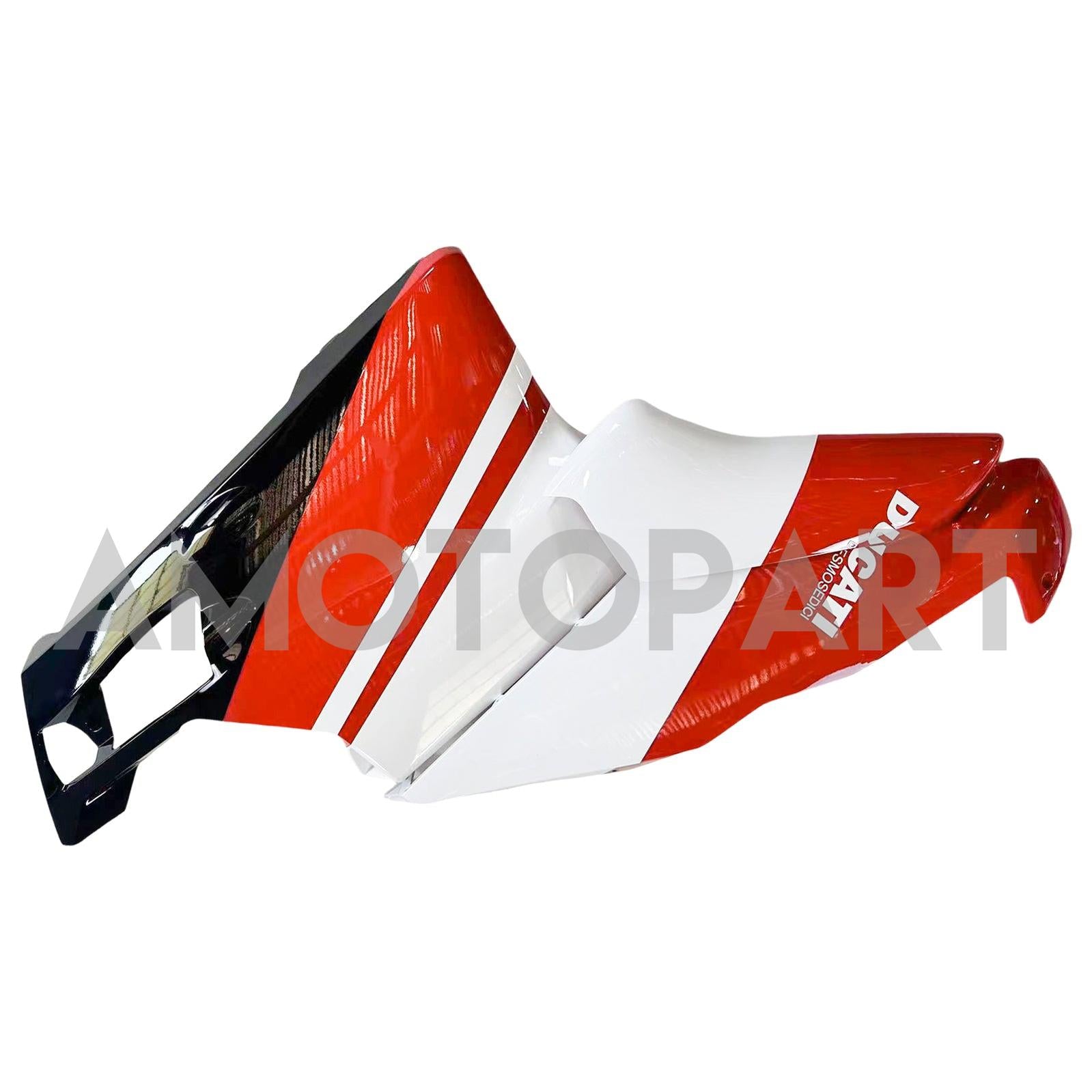 Amotopart 2003 2004 Ducati 999 749 rojo y blanco estilo 8 kit de carenado