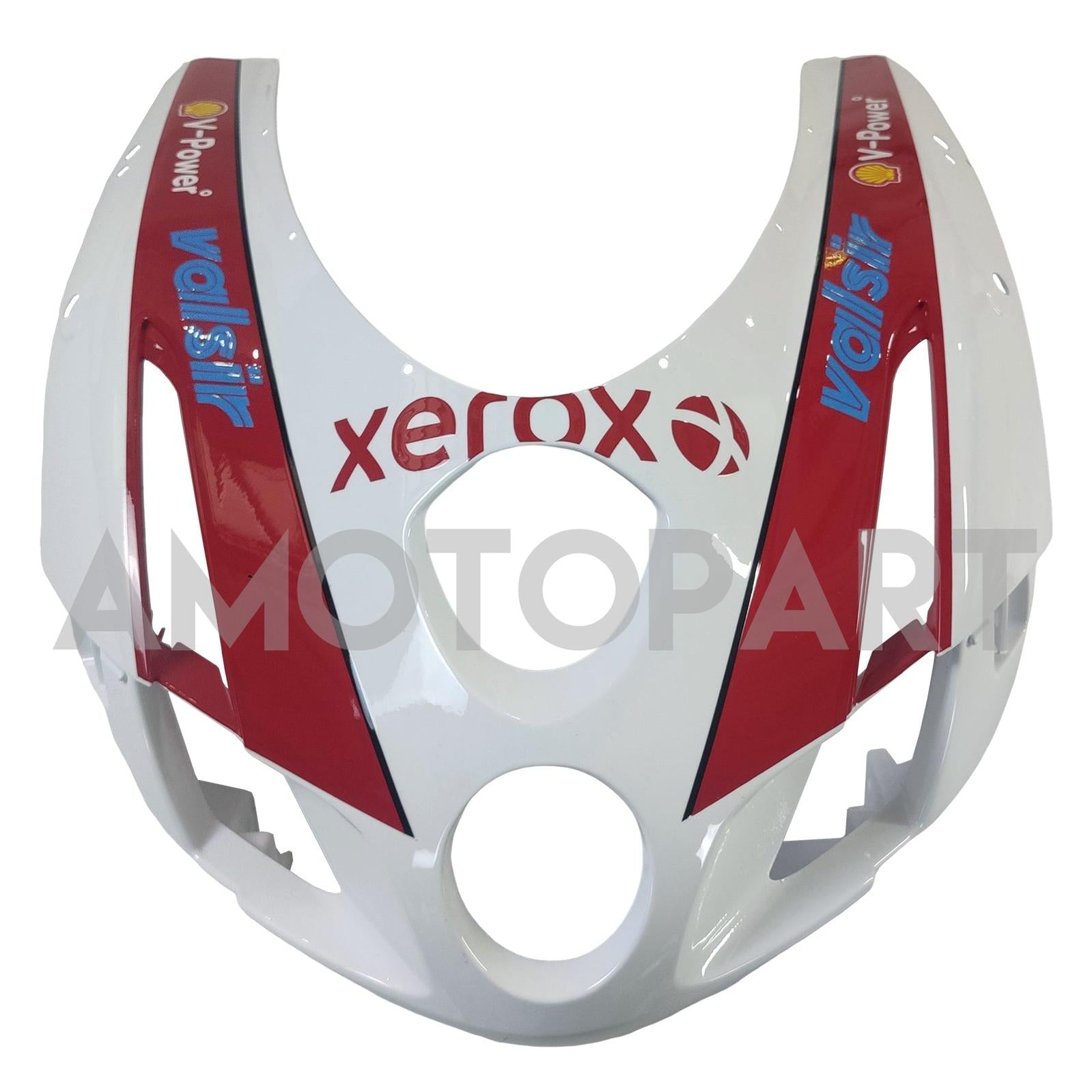 Amotopart 2003 2004 Ducati 999 749 Kit de carenado rojo y blanco estilo 5