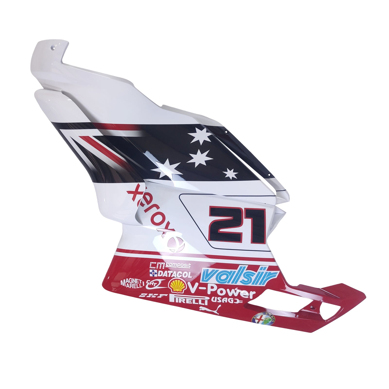 Amotopart 2003 2004 Ducati 999 749 Red&White Style5 Fairing Kit