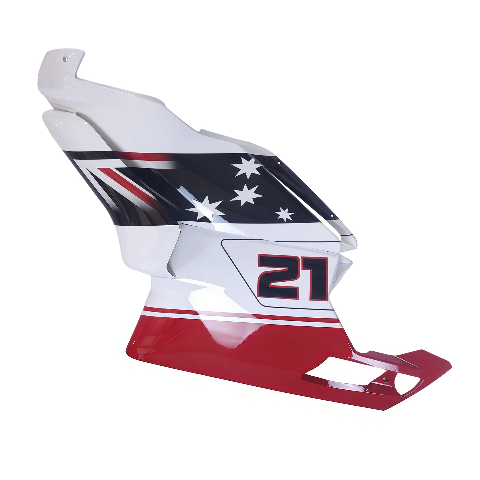 Amotopart 2003 2004 Ducati 999 749 Rød & hvid stil 5 Fairing Kit