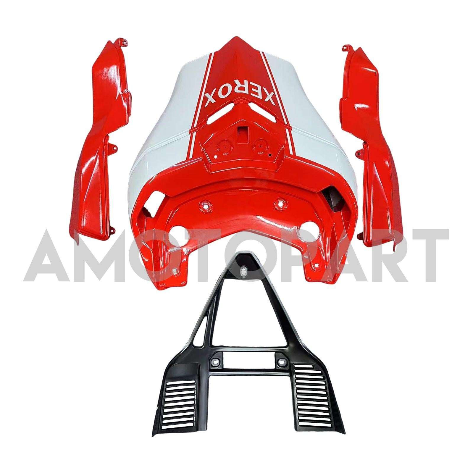 Amotopart Ducati 2005-2006 999/749 Kit de carenado rojo mixto blanco