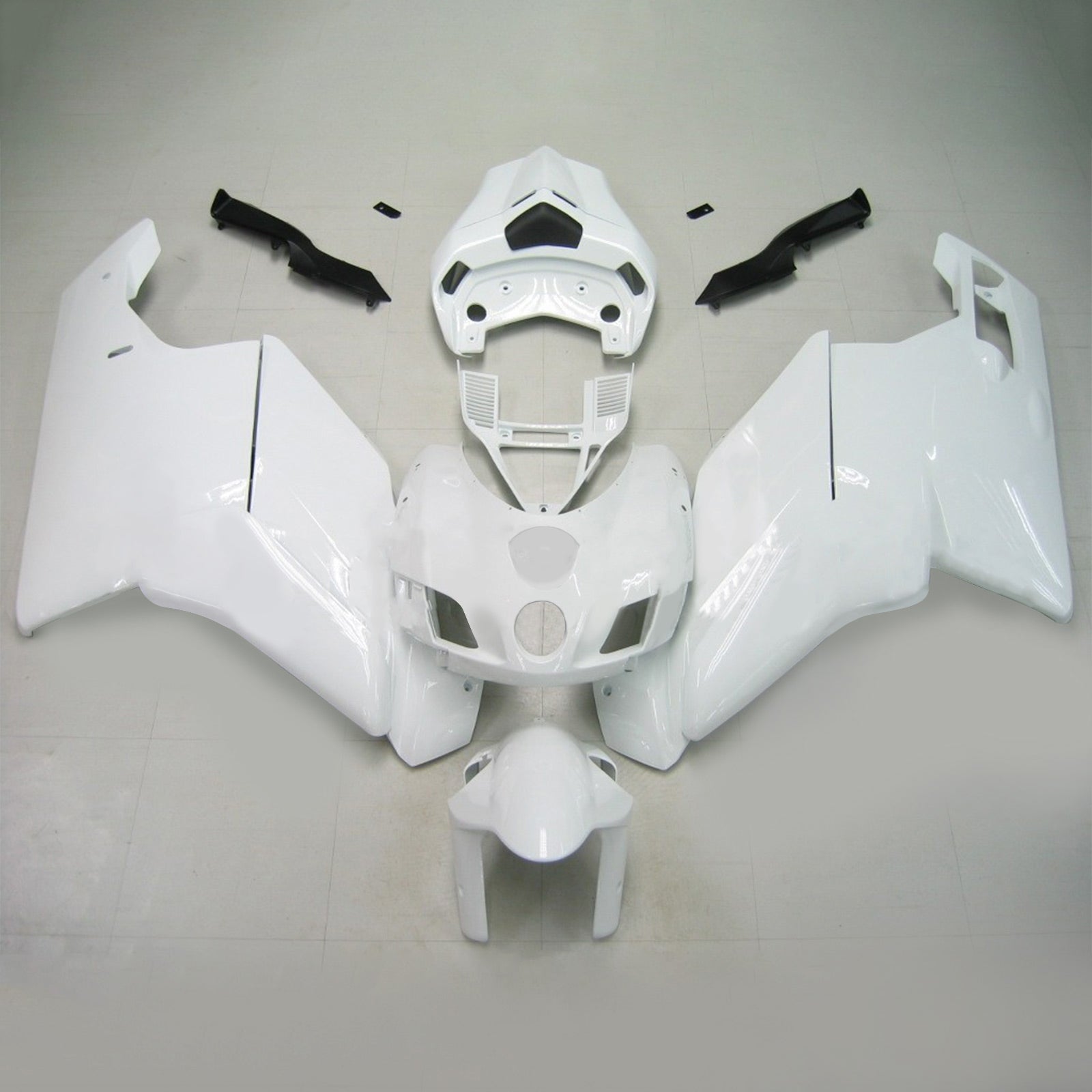 Amotopart Ducati 2005-2006 999/749 Kit de carénage tout blanc