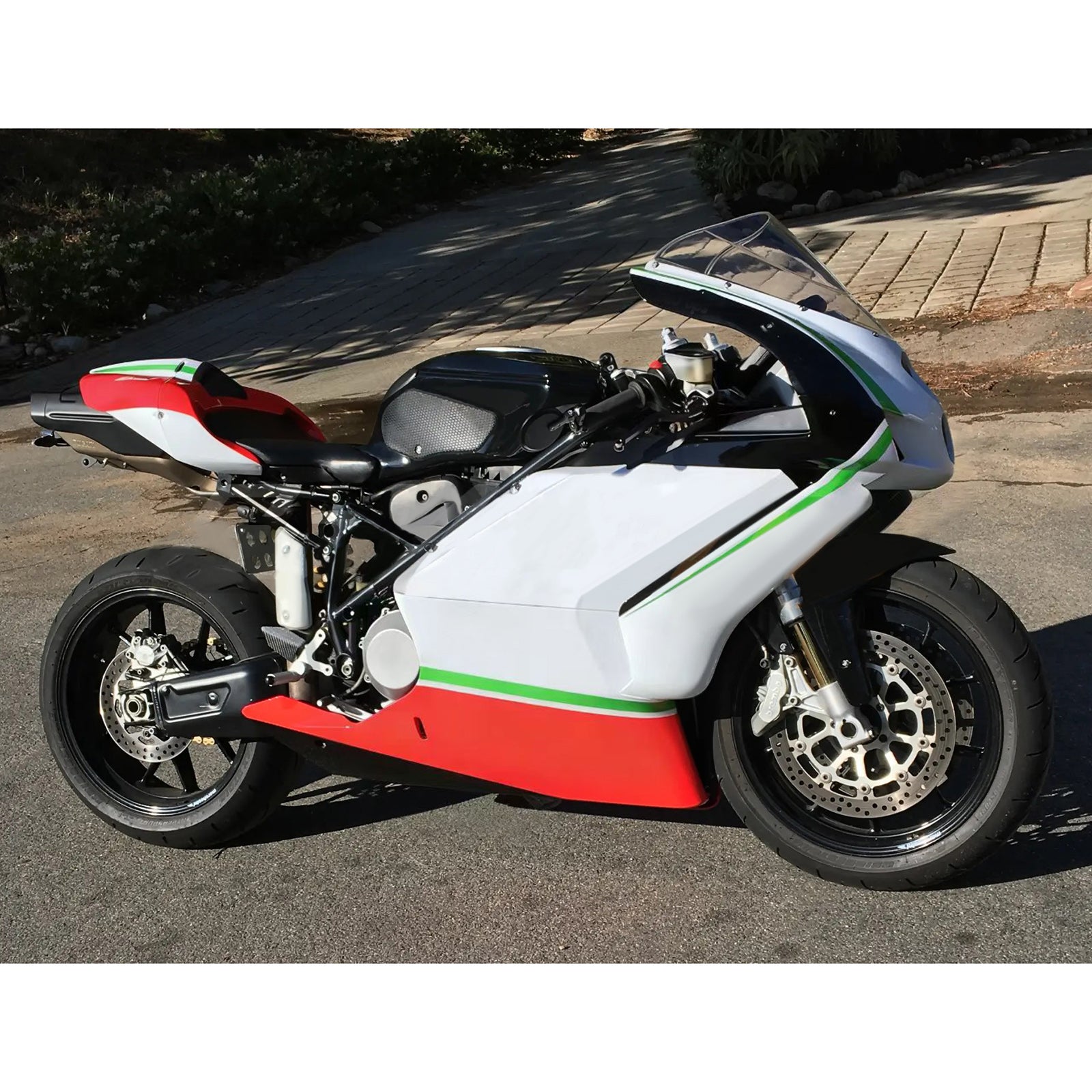 Amotopart Ducati 999 749 2005 2006 Red&White Style2 Fairing Kit