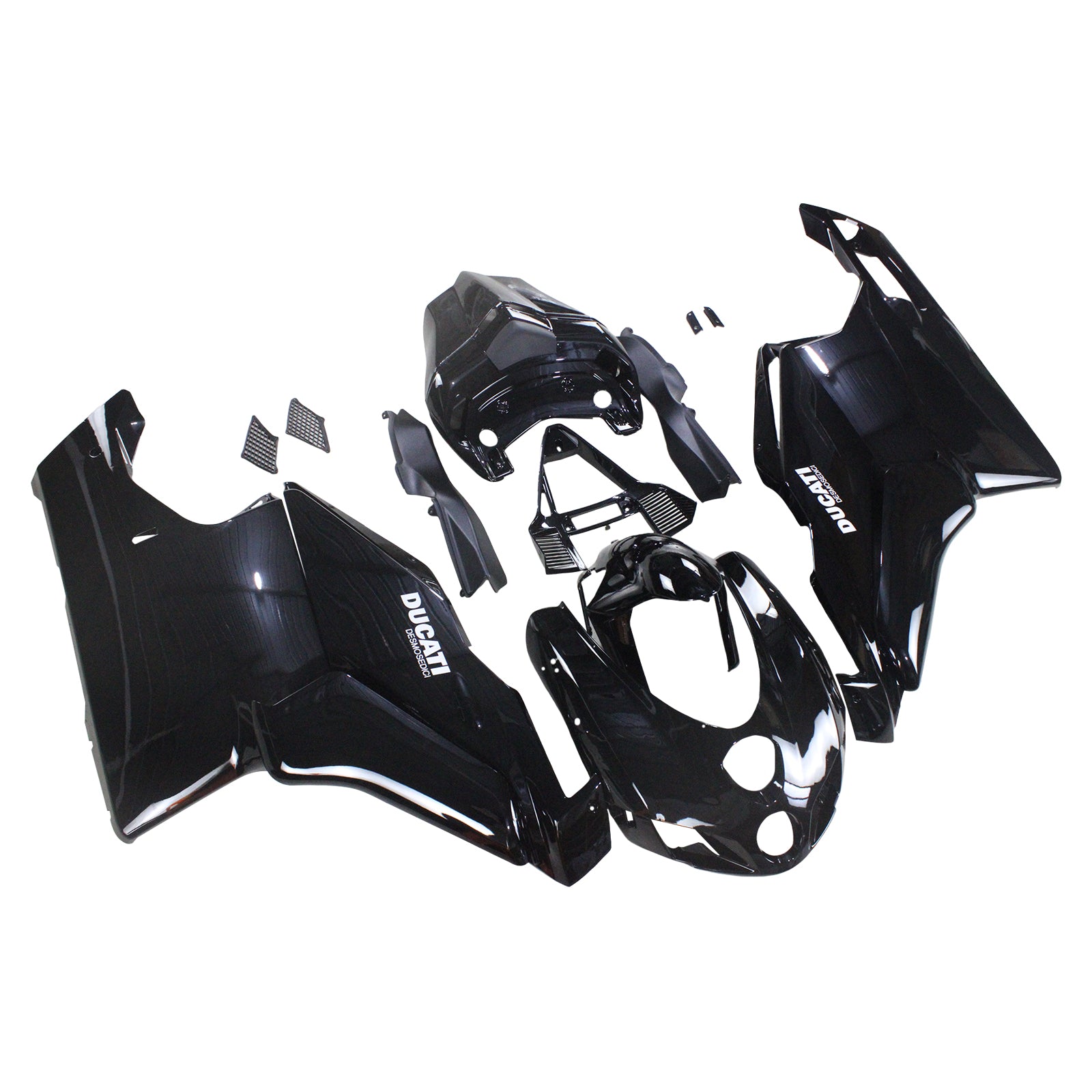 Amotopart Ducati 999 749 2005 2006 Kit Carénage Noir