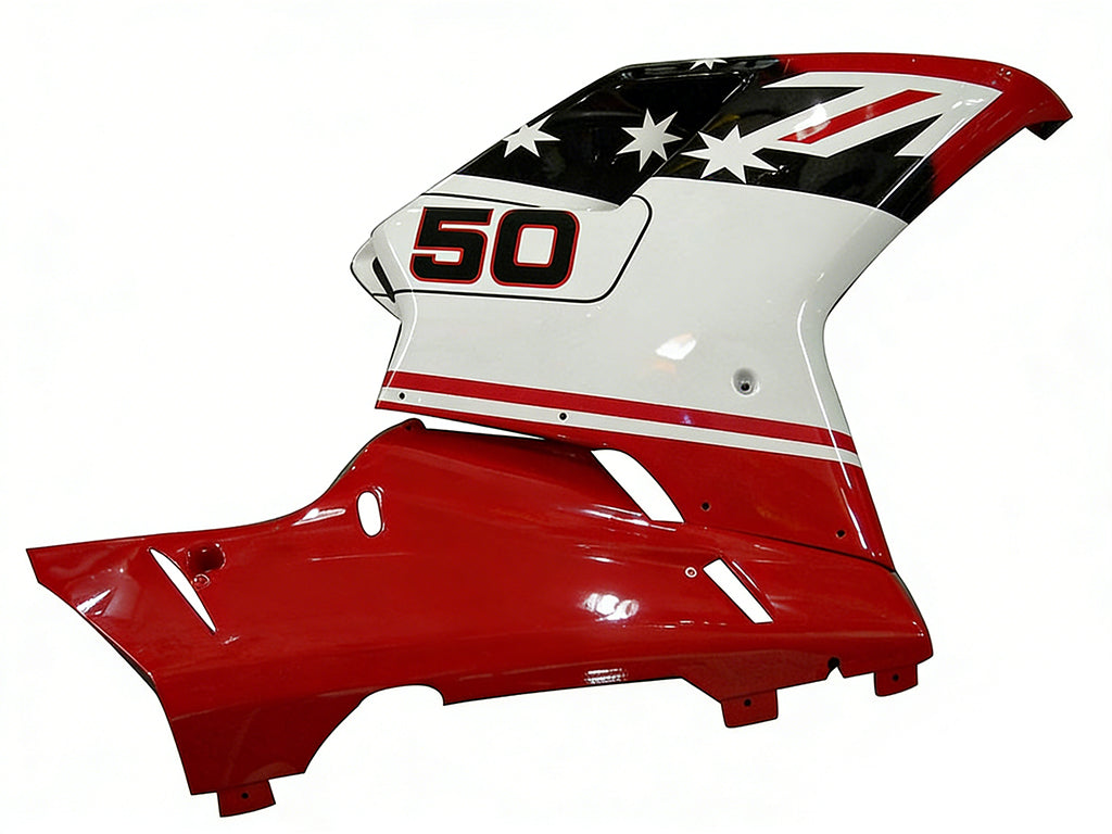 Amotopart 2007-2011 Ducati 1098/1198/848 Červená Černá Bílá Modrá Sada kapotáže