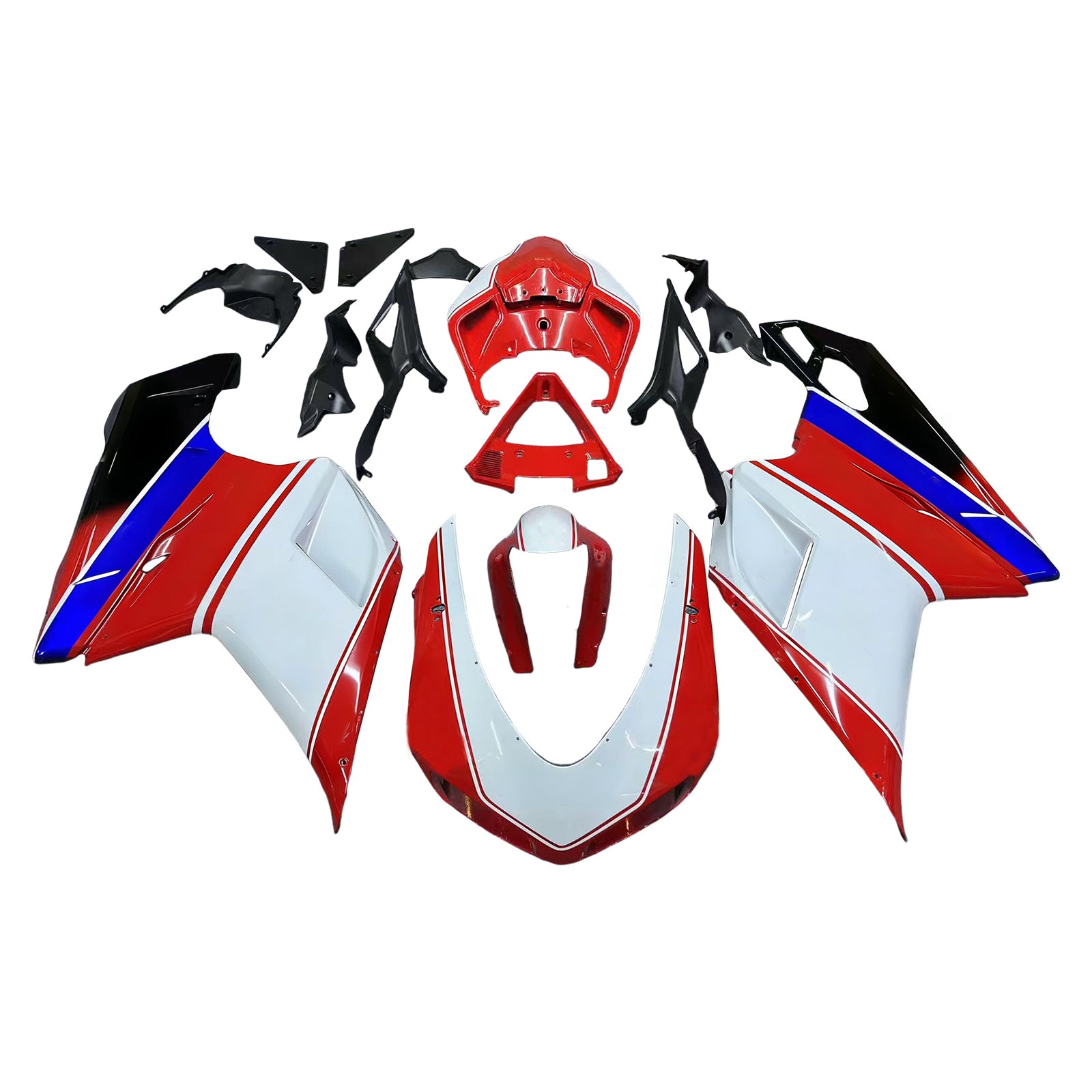 Amotopart 2020-2024 YAMAHA YZF R1 Černá červená bílá kapotáž sada