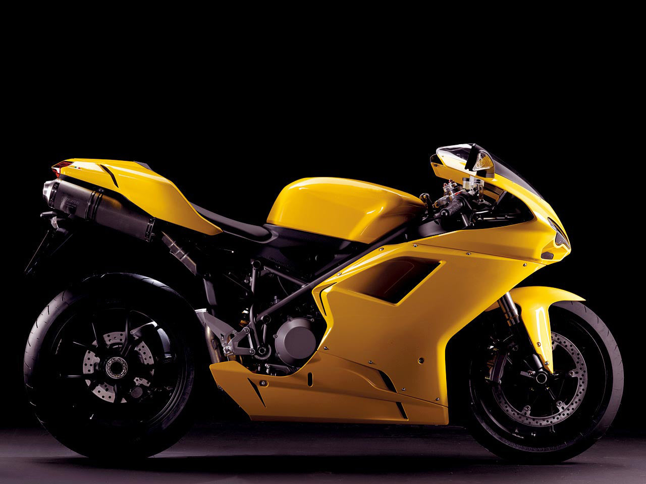 Amotopart 2007-2011 Ducati 1098/1198/848 Kit de carenado amarillo